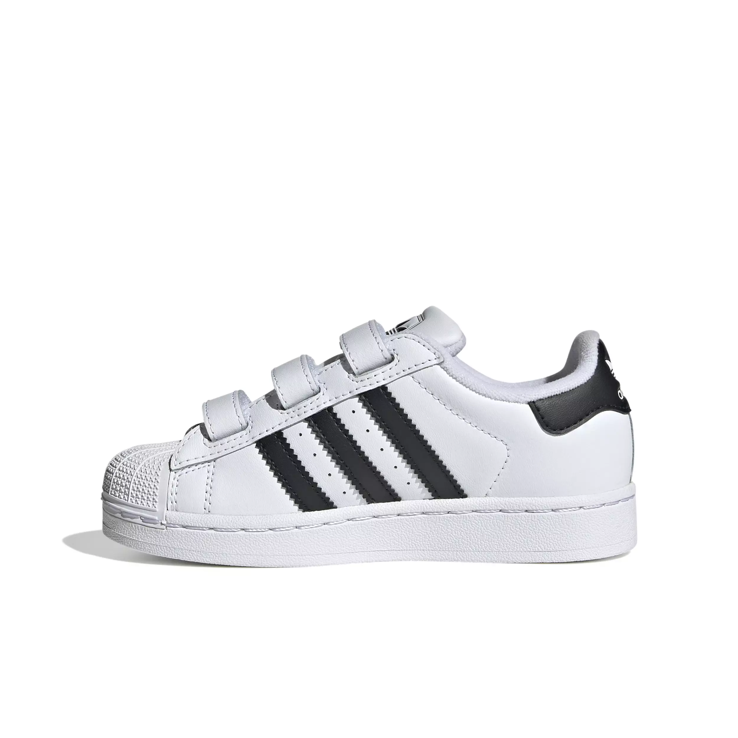 adidas Originals Superstar II Comfort Closure "Ftwr White/Core Black" Preschool Boys' Shoe - WHITE/BLACK/WHITE