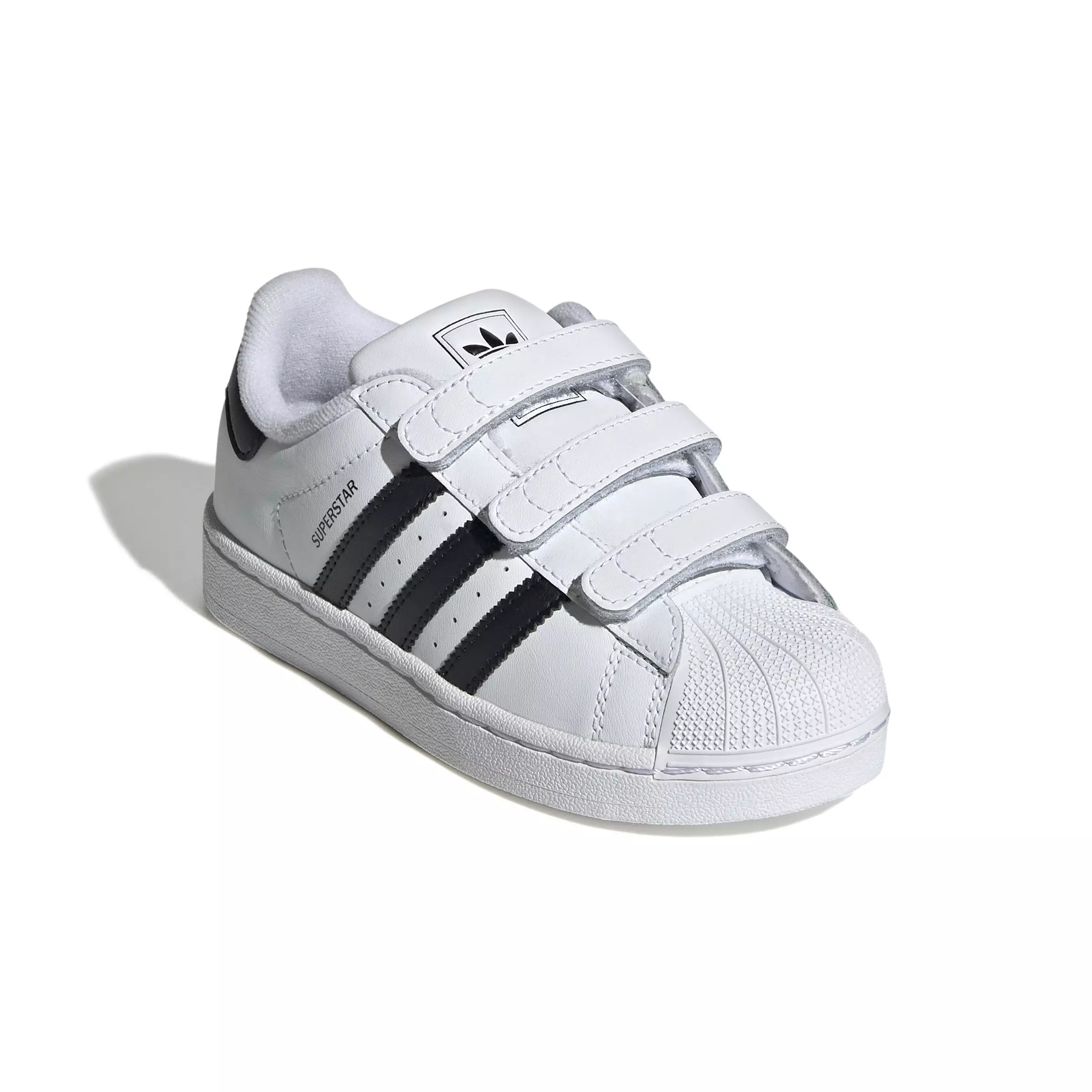 adidas Originals Superstar II Comfort Closure "Ftwr White/Core Black" Preschool Boys' Shoe - WHITE/BLACK/WHITE