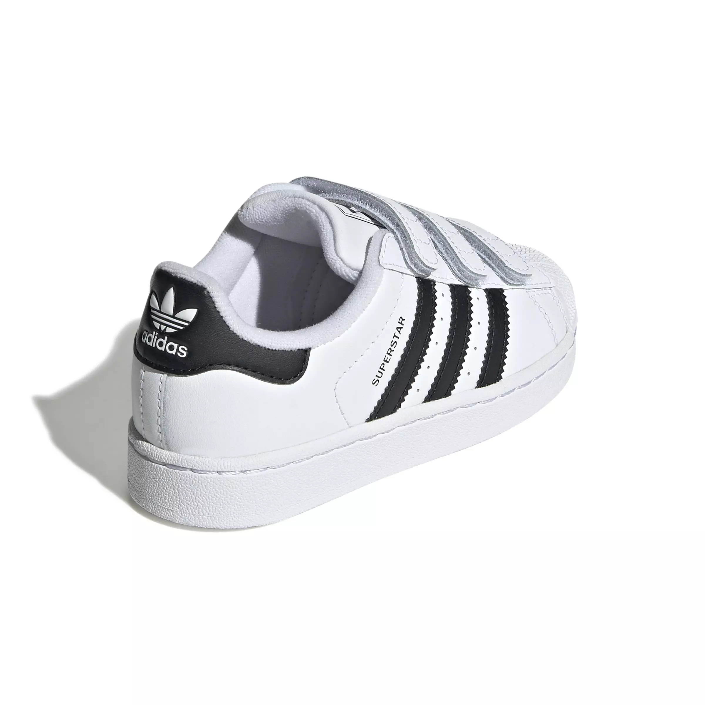 adidas Originals Superstar II Comfort Closure "Ftwr White/Core Black" Preschool Boys' Shoe - WHITE/BLACK/WHITE