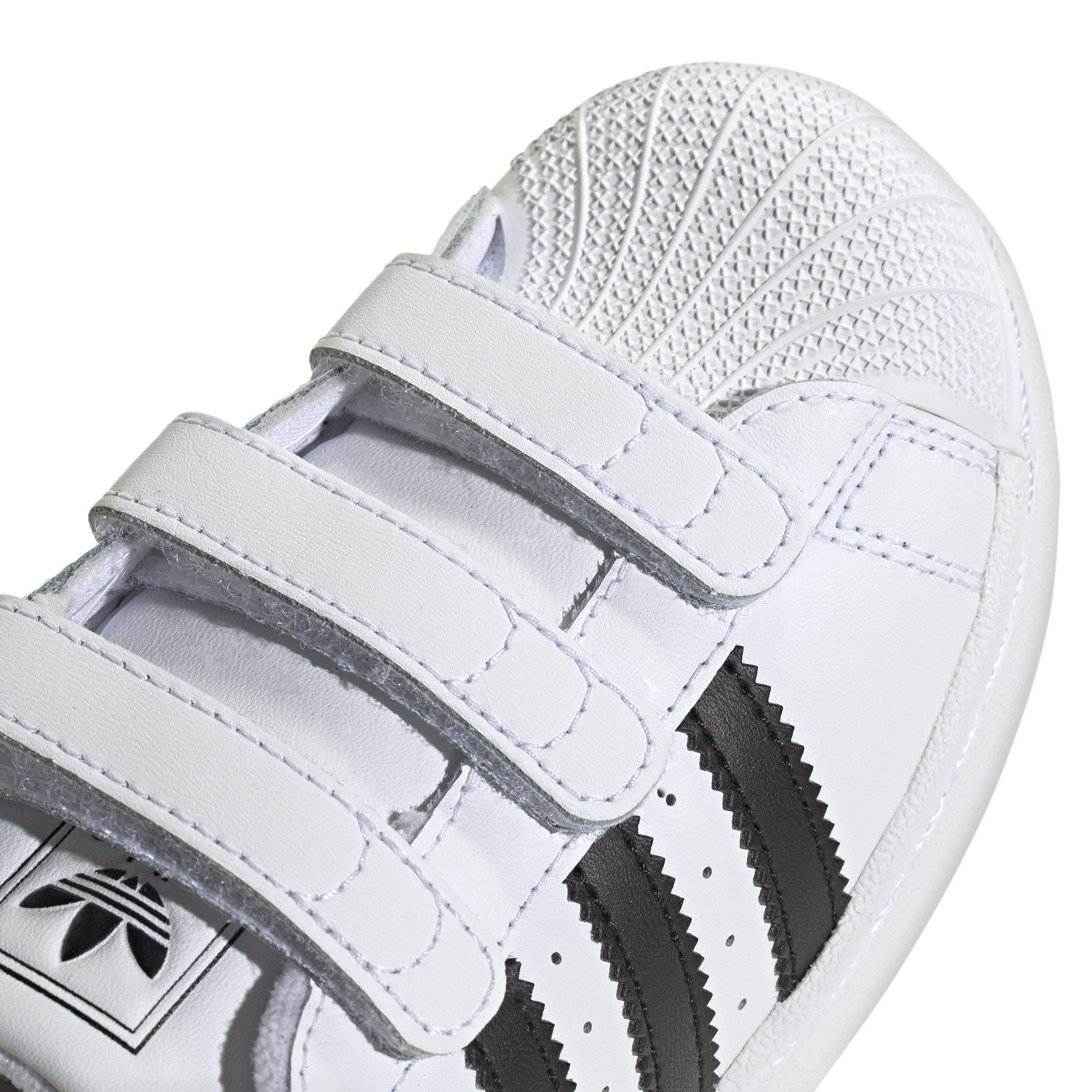 adidas Originals Superstar II Boys' Velcro Sneakers - White/Black