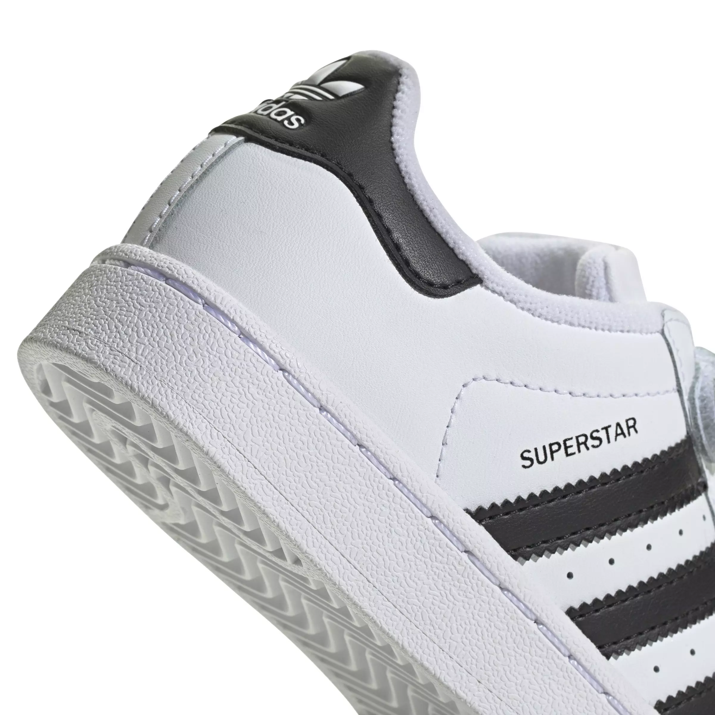 adidas Originals Superstar II Comfort Closure "Ftwr White/Core Black" Preschool Boys' Shoe - WHITE/BLACK/WHITE