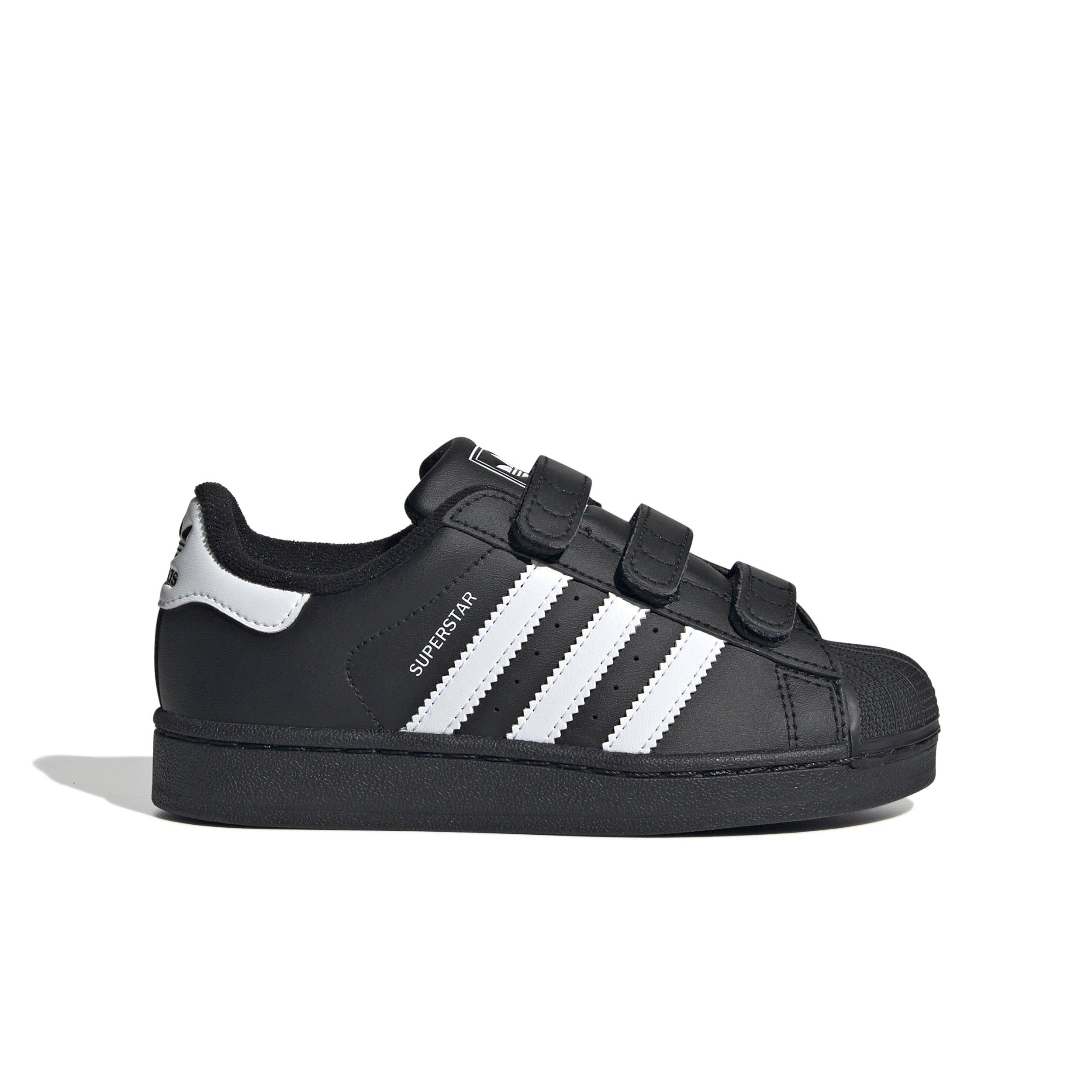 adidas Originals Superstar II Comfort Closure "Core Black/Ftwr White" Preschool Boys' Shoe - BLACK/WHITE/BLACK