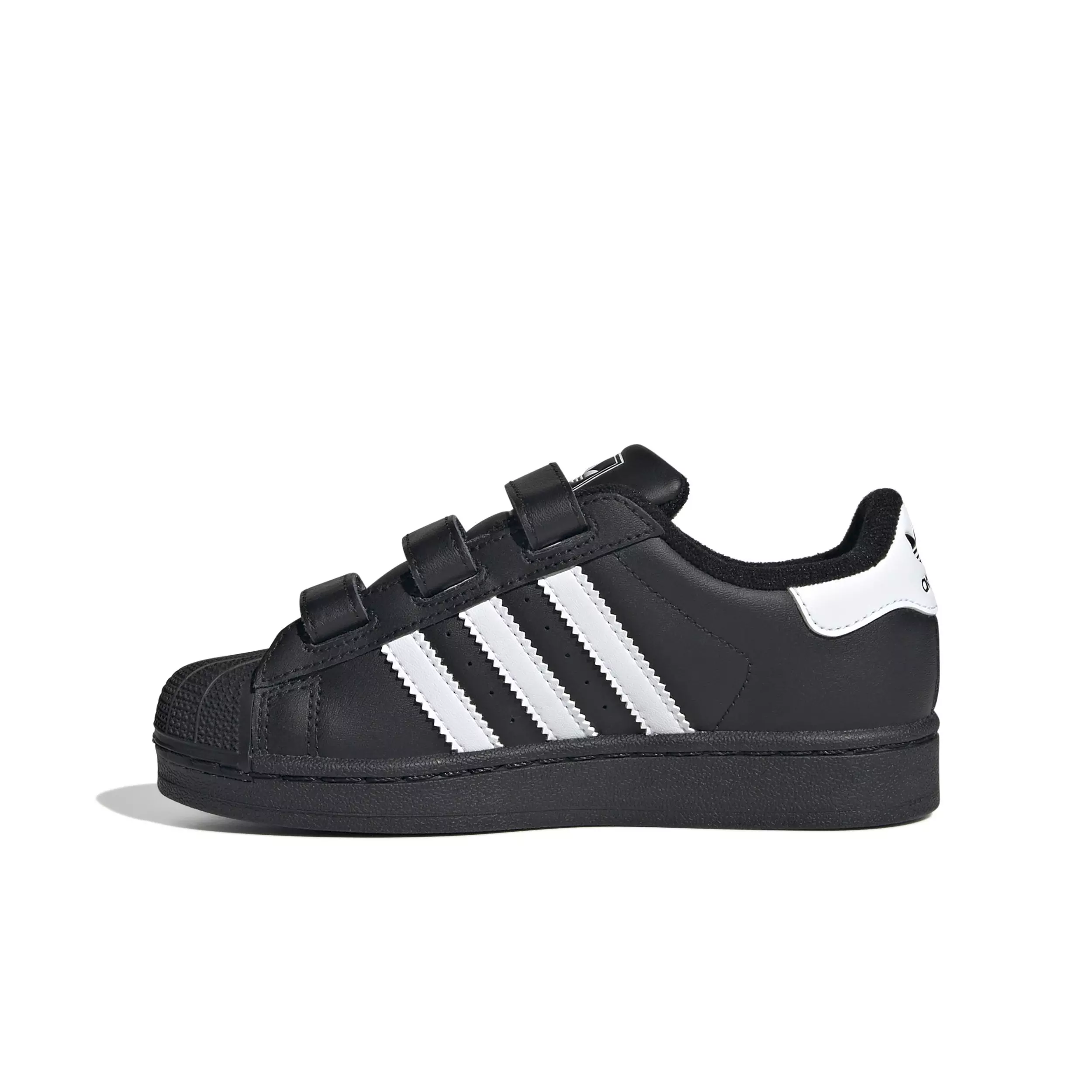 adidas Originals Superstar II Comfort Closure "Core Black/Ftwr White" Preschool Boys' Shoe - BLACK/WHITE/BLACK