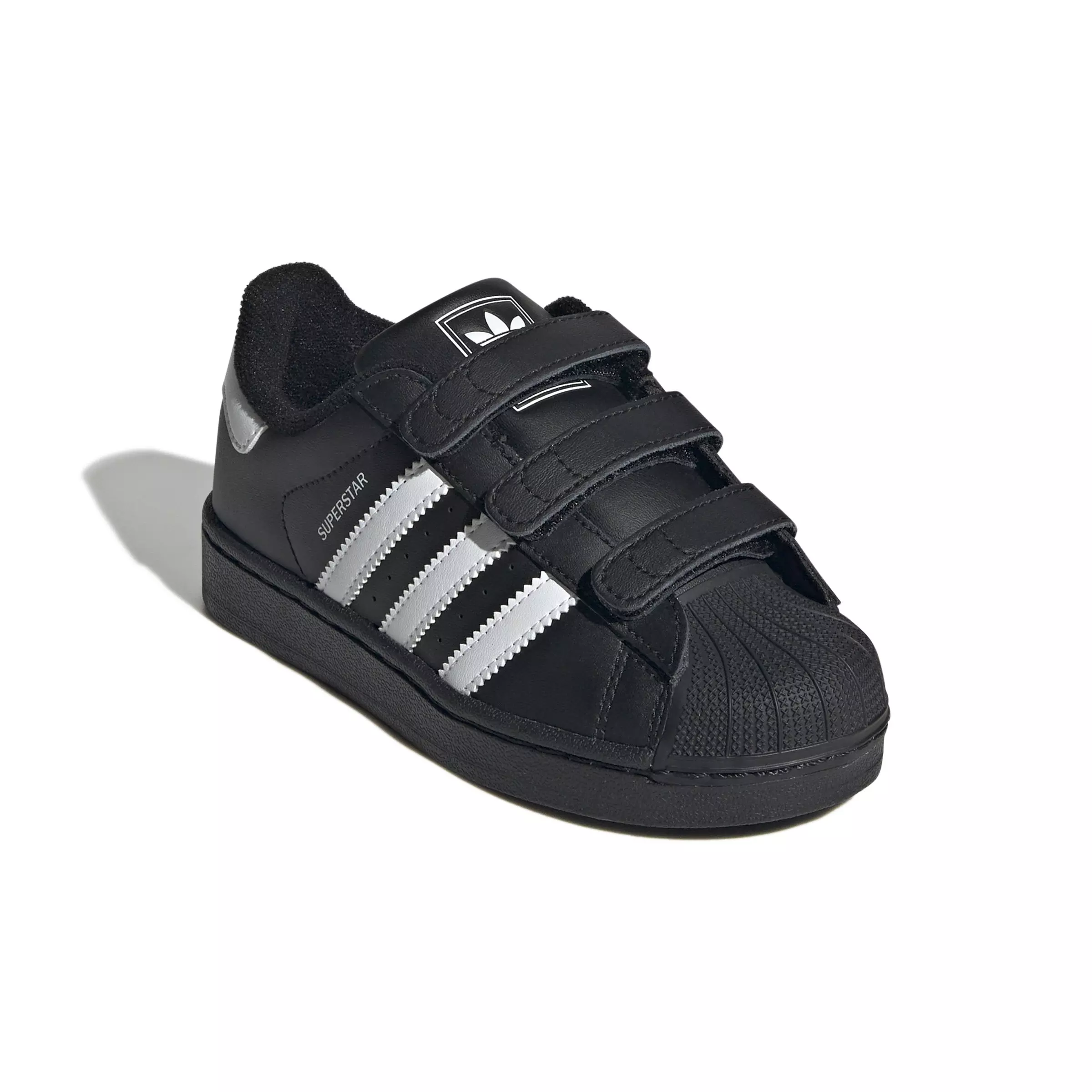 adidas Originals Superstar II Comfort Closure "Core Black/Ftwr White" Preschool Boys' Shoe - BLACK/WHITE/BLACK