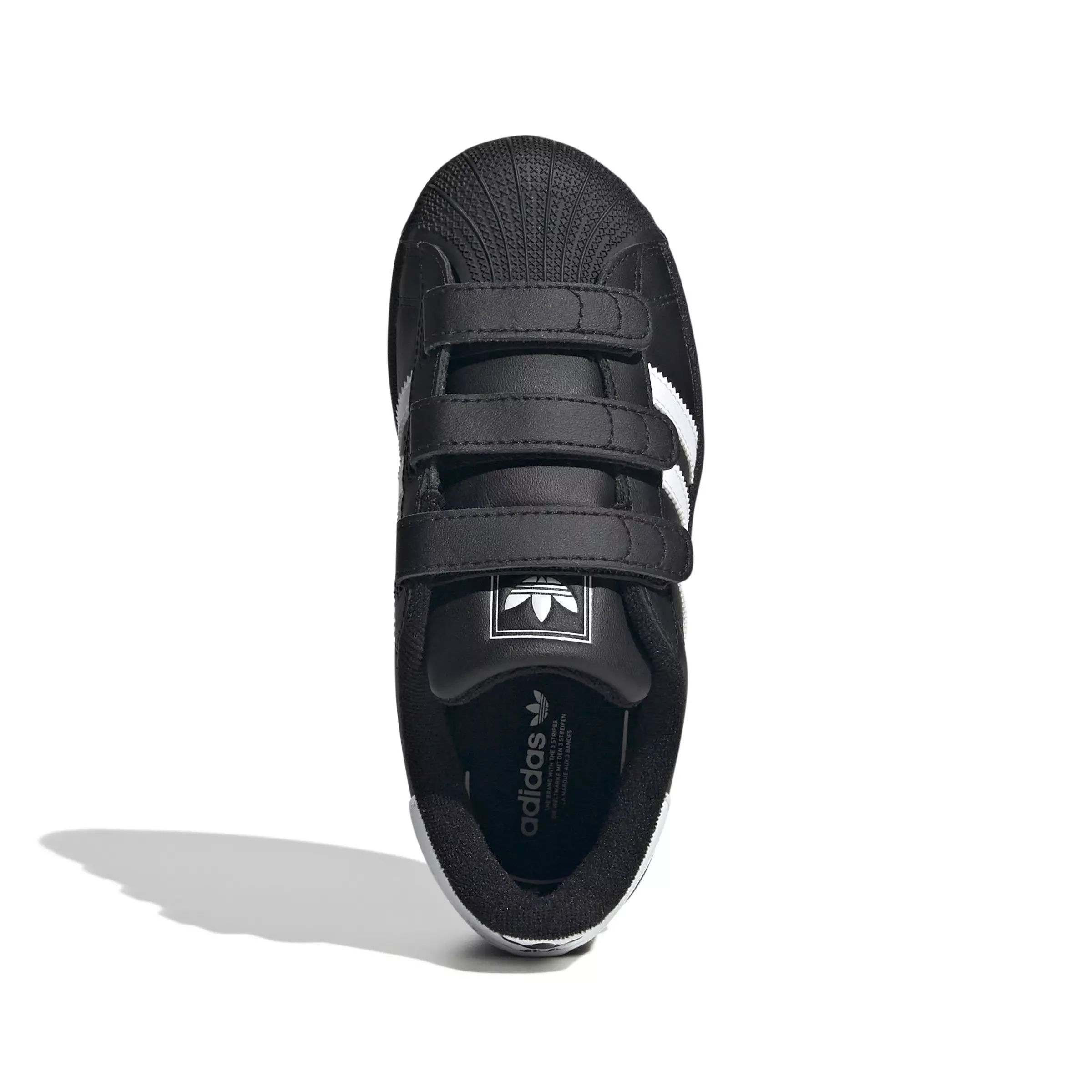 adidas Originals Superstar II Comfort Closure "Core Black/Ftwr White" Preschool Boys' Shoe - BLACK/WHITE/BLACK