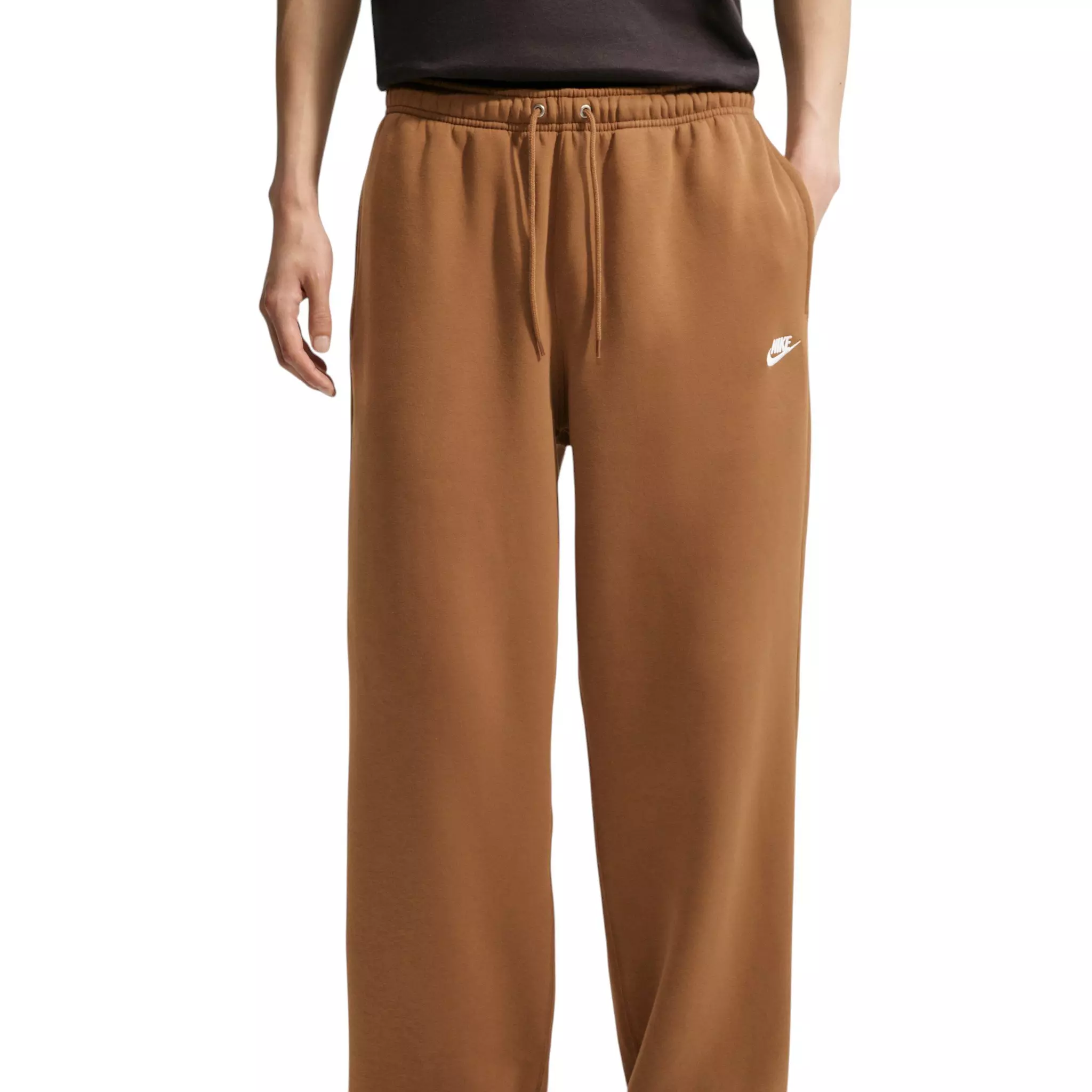 Nike Men's Sportswear Club Fleece Bungee Pants - BROWN