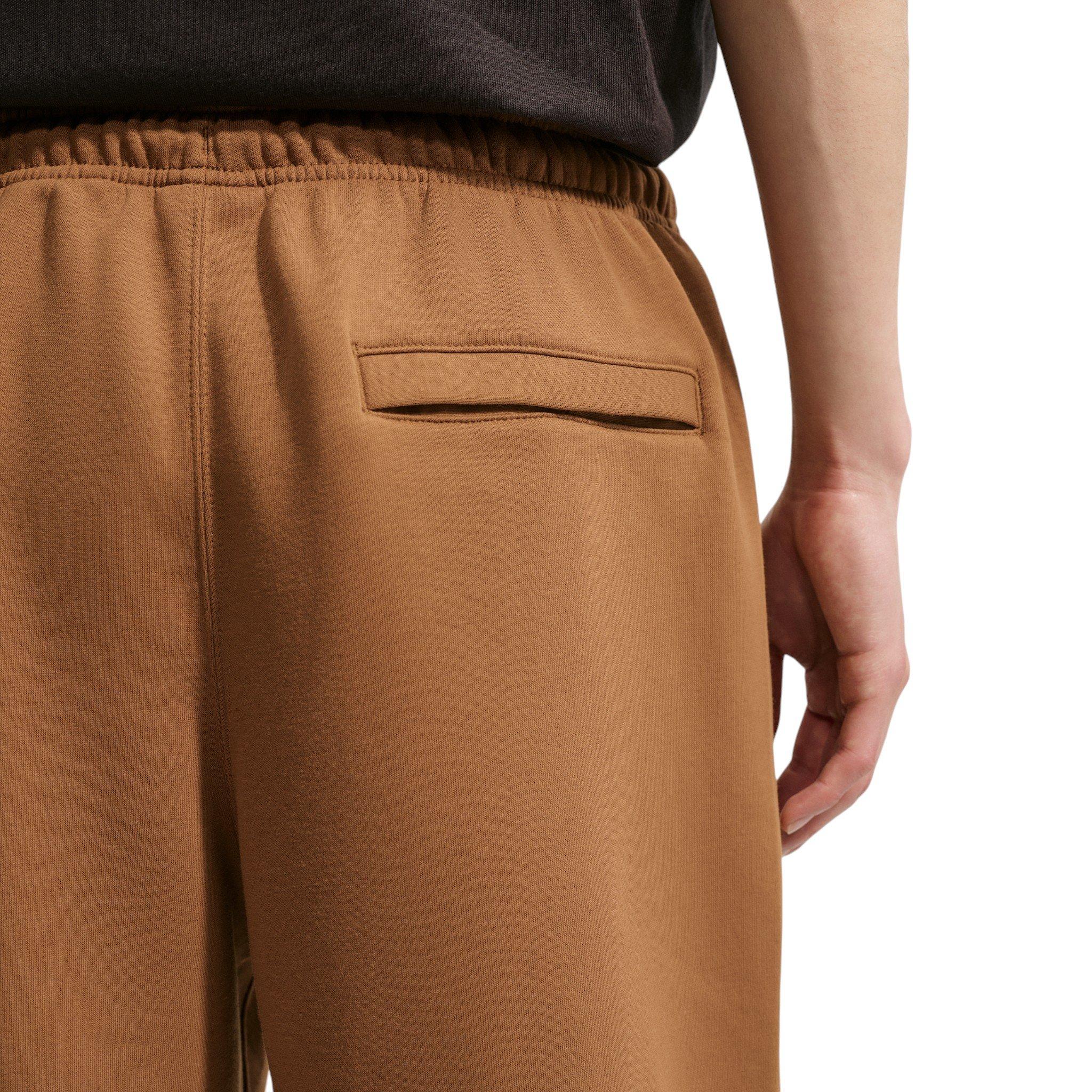Nike Men's Sportswear Club Fleece Bungee Pants - BROWN Thumbnail View 2