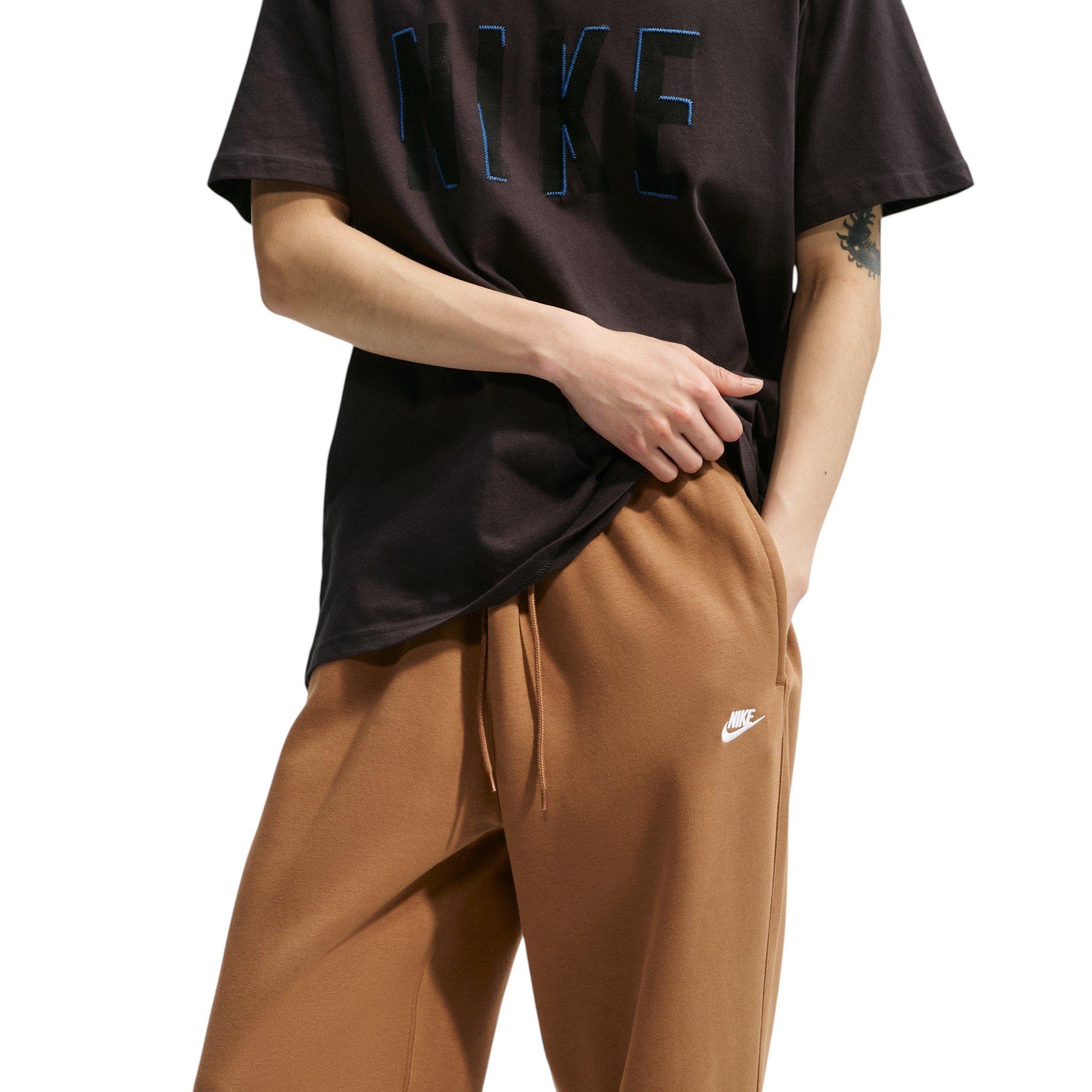 Nike Men's Sportswear Club Fleece Bungee Pants - BROWN Thumbnail View 3