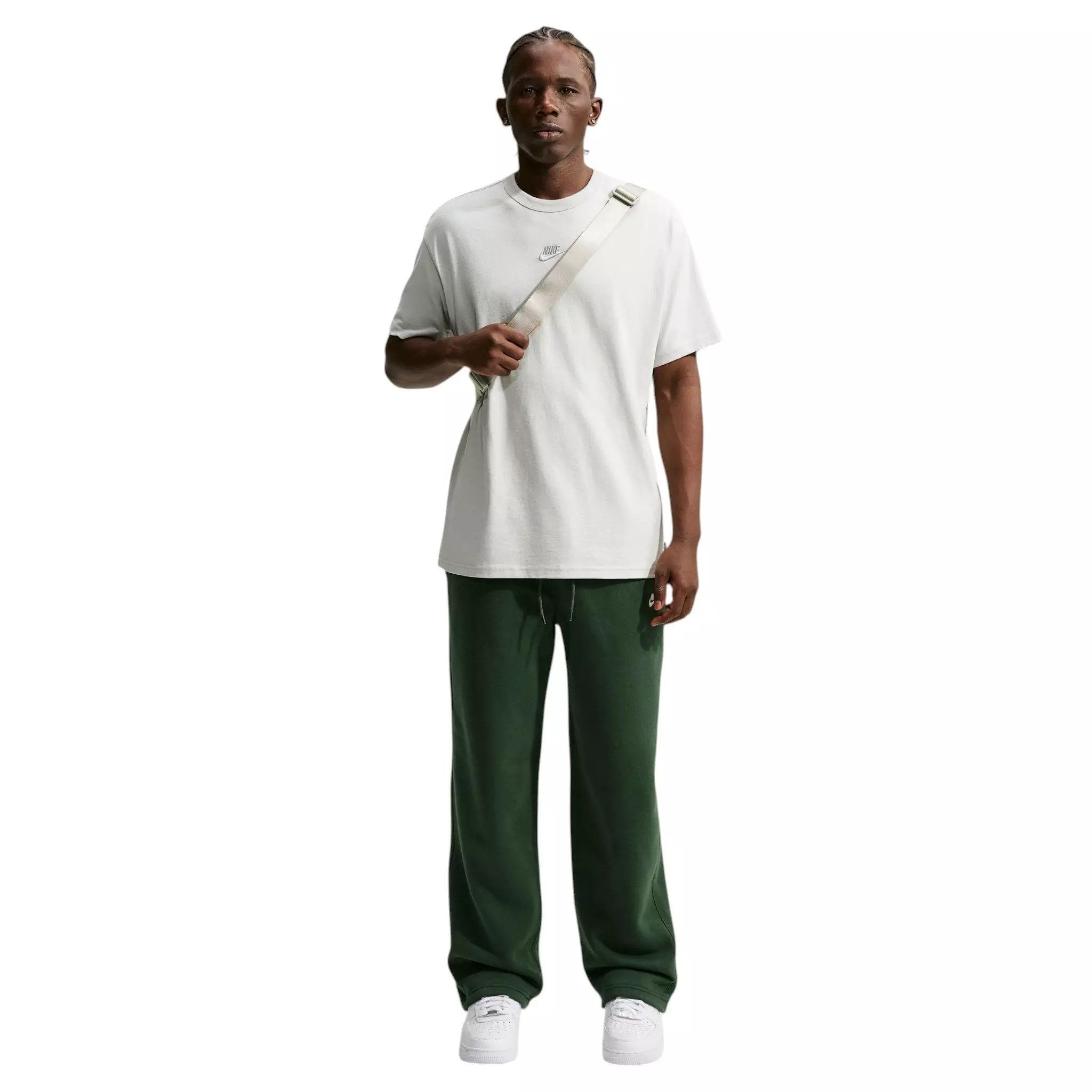 Nike Men's Sportswear Club Fleece Bungee Pants - GREEN