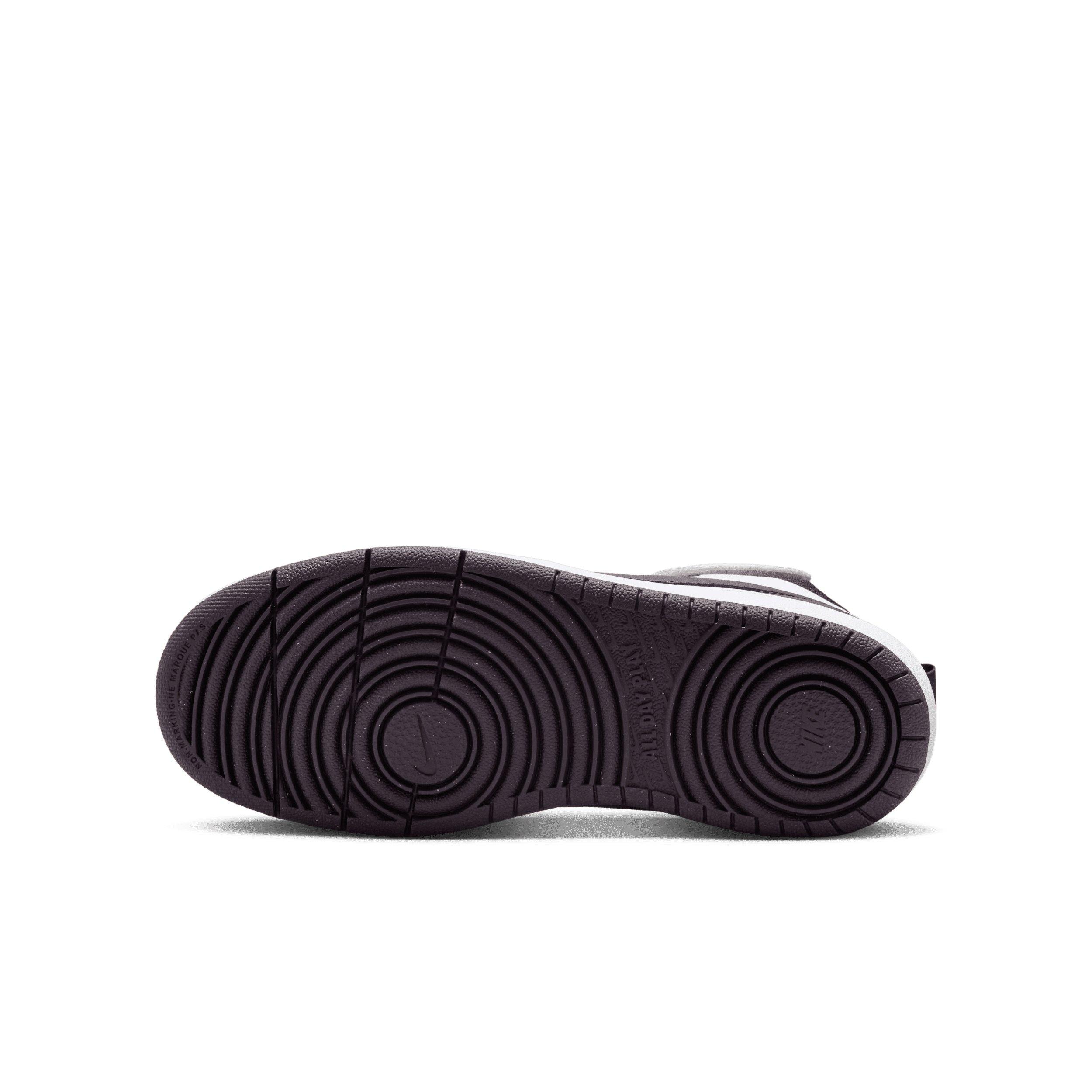 Nike Court Borough Mid 2 Grade School Boys' "Sail/White/Burgundy Ash" Shoe