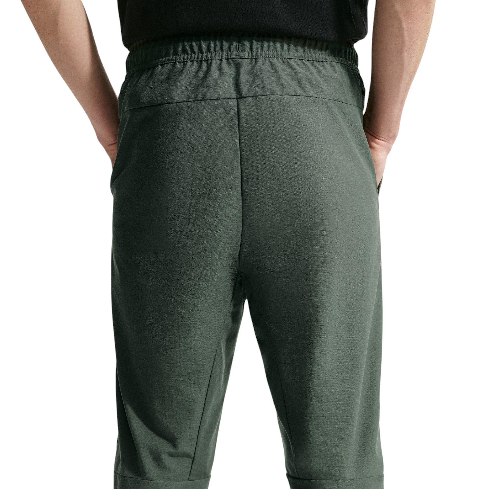 Nike Men's Tech Dri-FIT Shori Knit Pants - GREEN Thumbnail View 2