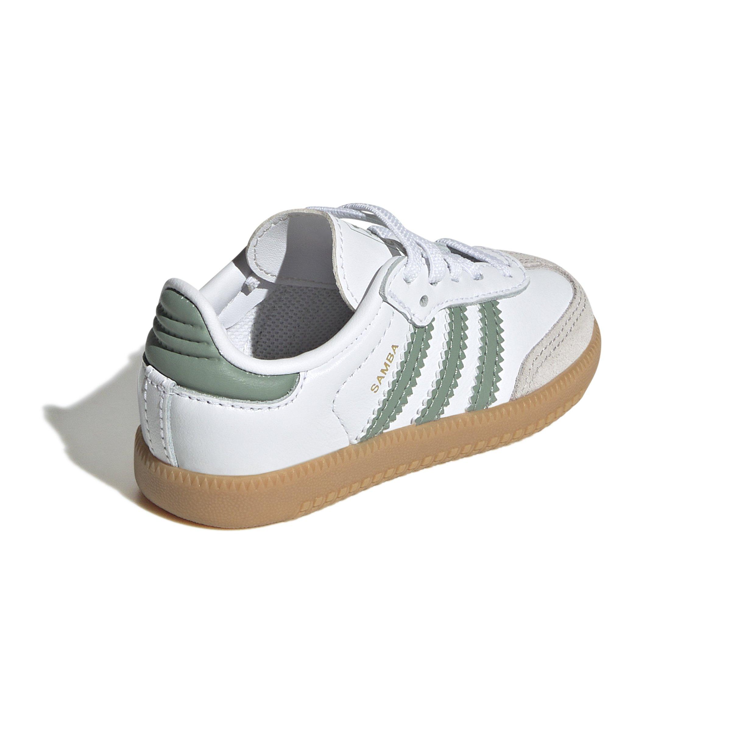 adidas Originals Samba OG Infant Boys' "Ftwr White/Silver Green/Gum 3" Shoe