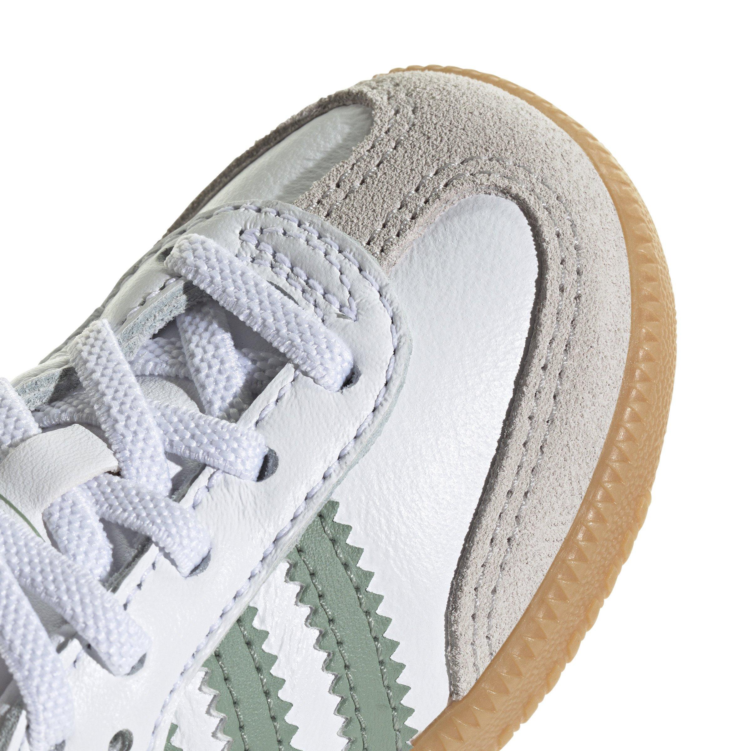 adidas Originals Samba OG Infant Boys' "Ftwr White/Silver Green/Gum 3" Shoe