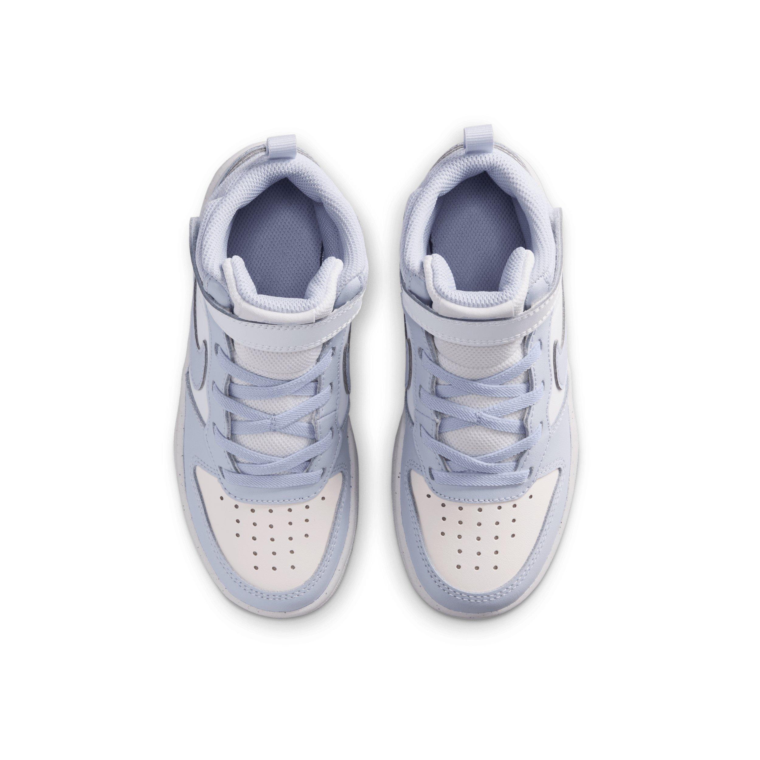 Nike Court Borough Mid 2 Preschool Boys' "Platinum Tint/White/Ghost" Shoe