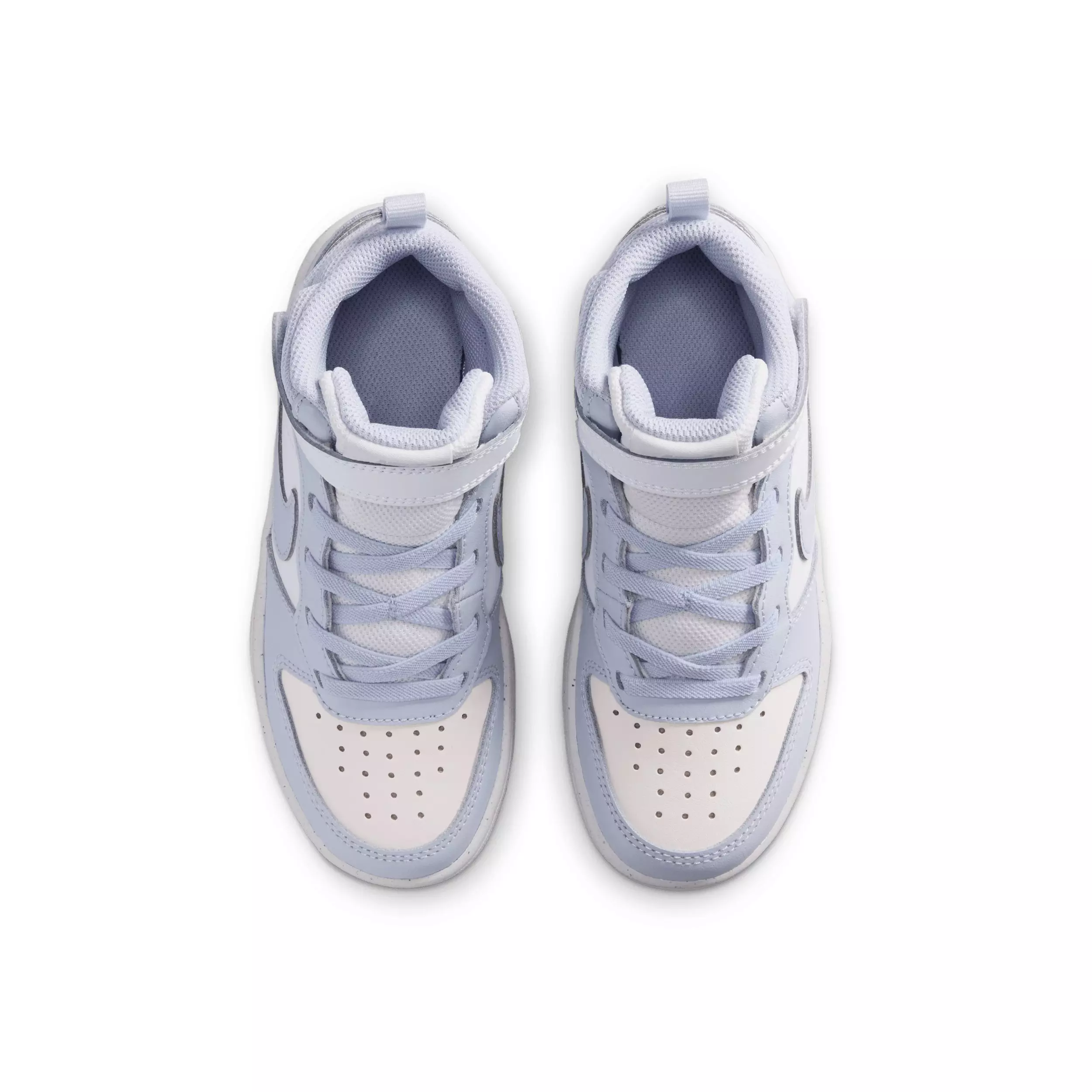 Nike Court Borough Mid 2 "Platinum Tint/White/Ghost" Preschool Boys' Shoe - PLATINUM/WHITE/GHOST