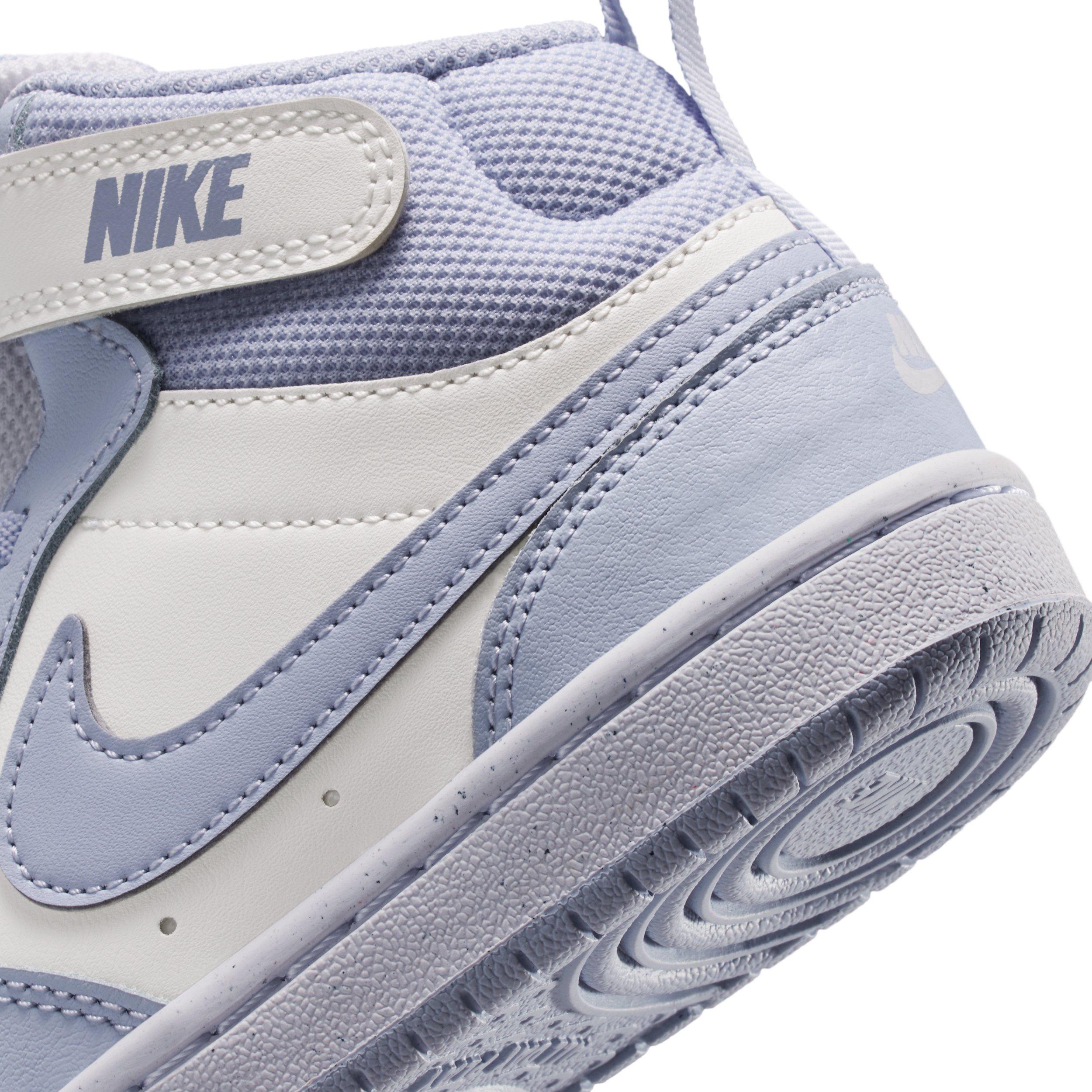 Nike Court Borough Mid 2 Preschool Boys' "Platinum Tint/White/Ghost" Shoe