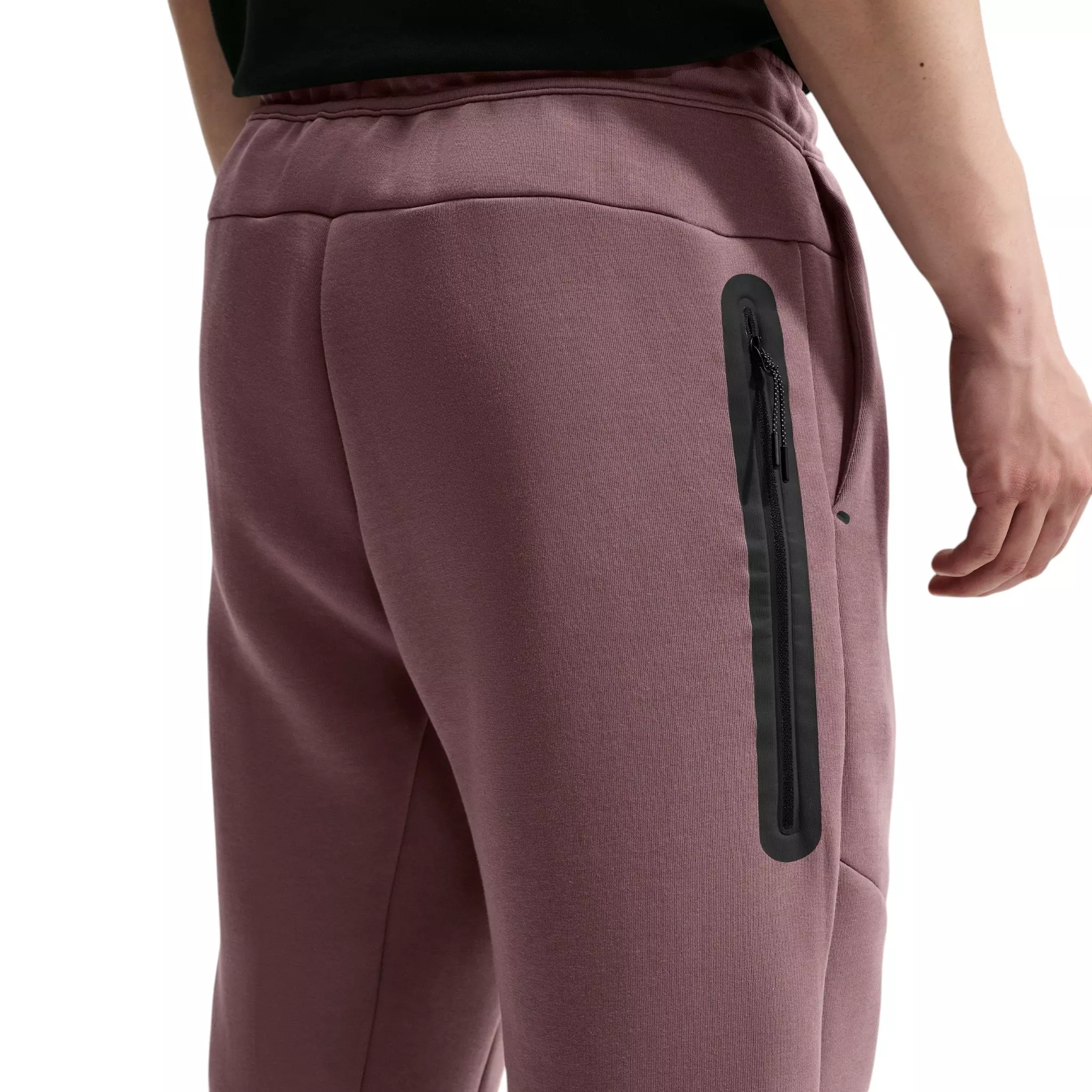 Nike Men's Tech Open-Hem Fleece Pants - PURPLE