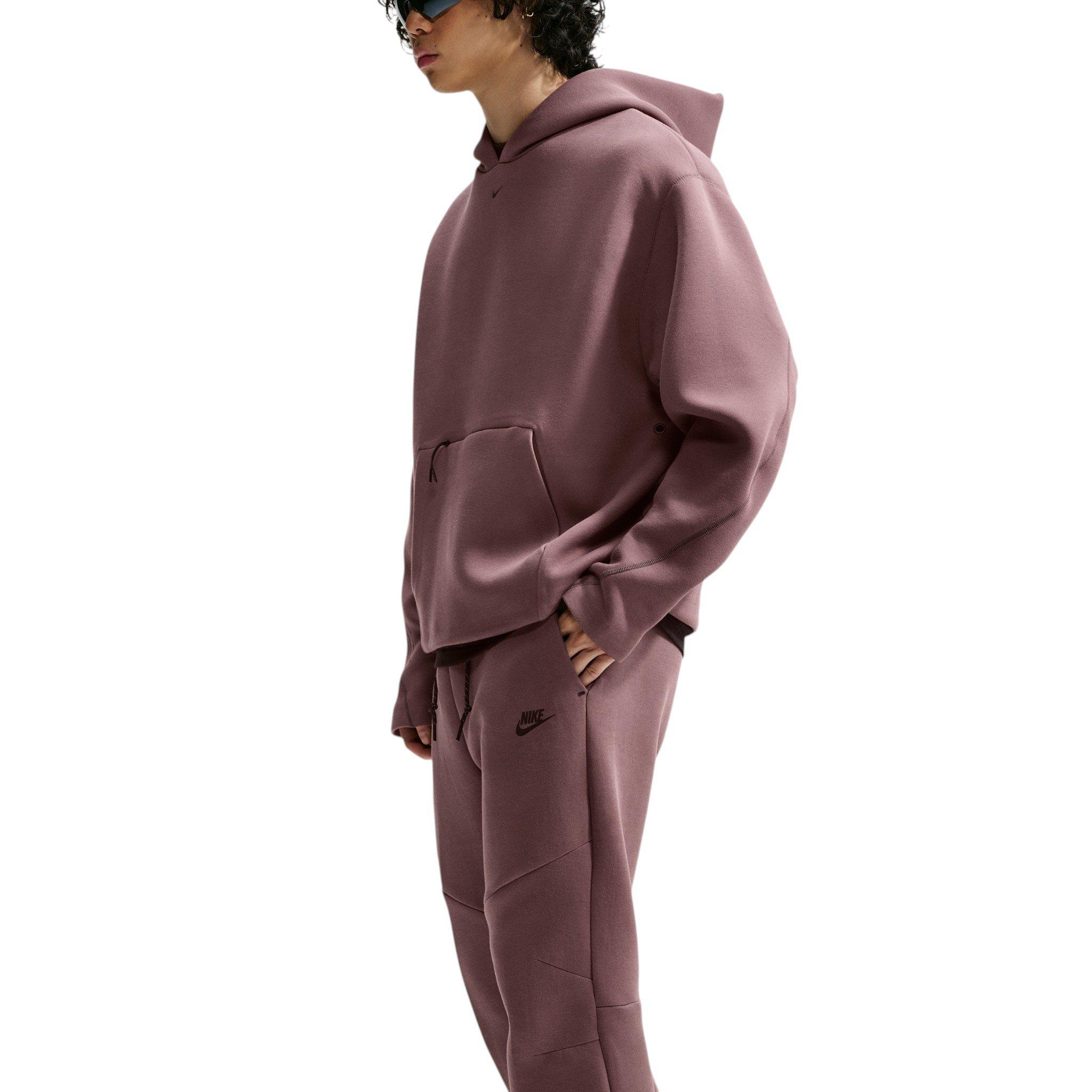 Nike Men's Tech Open-Hem Fleece Pants - PURPLE Thumbnail View 3