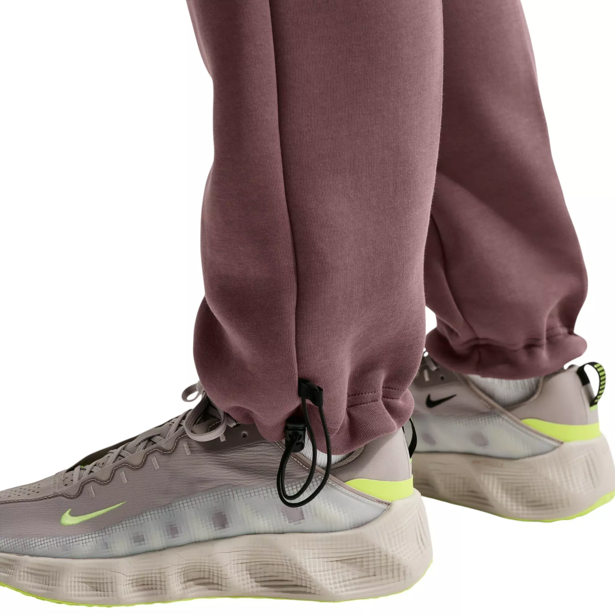 Nike Men's Tech Open-Hem Fleece Pants - PURPLE