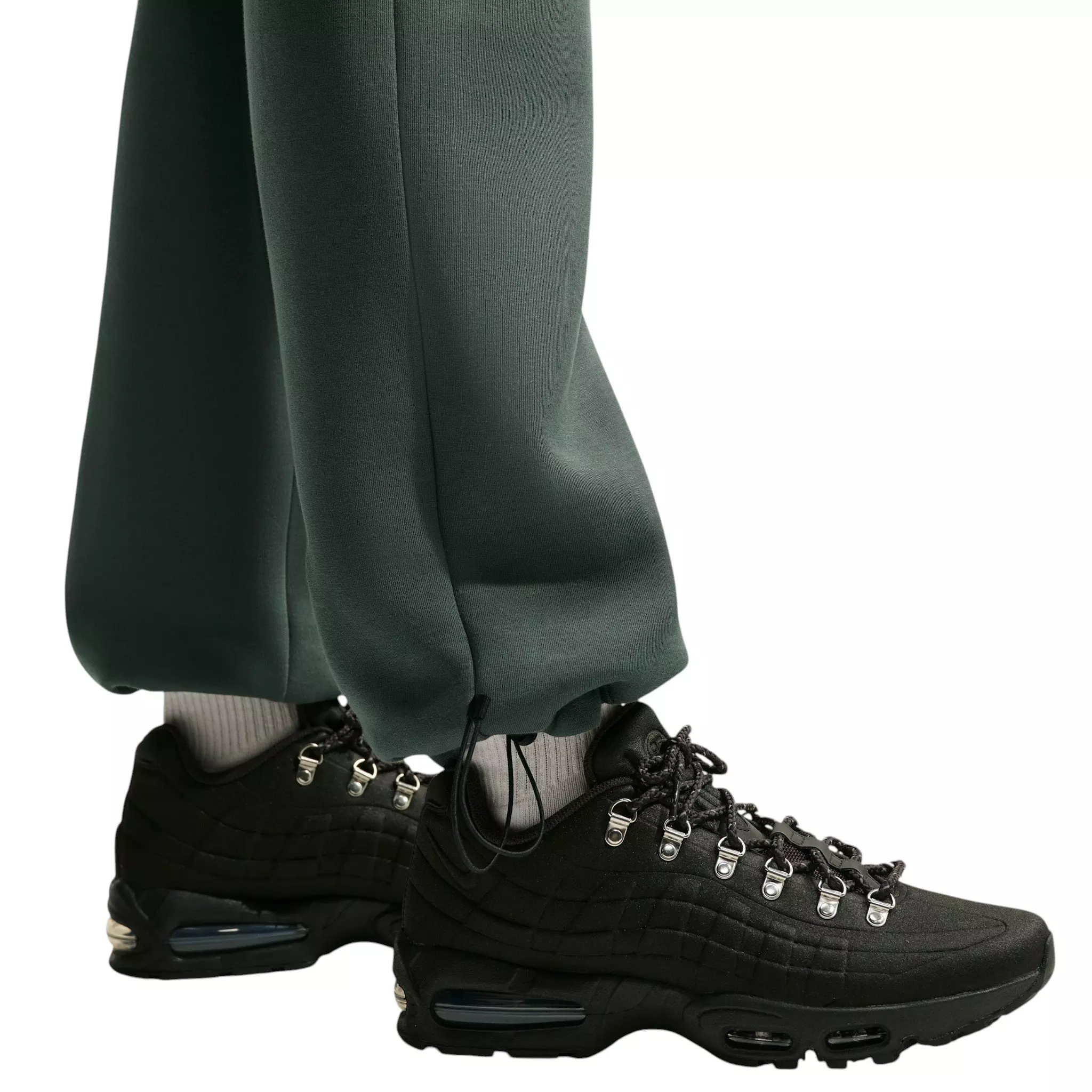 Nike Men's Tech Open-Hem Fleece Pants - GREEN