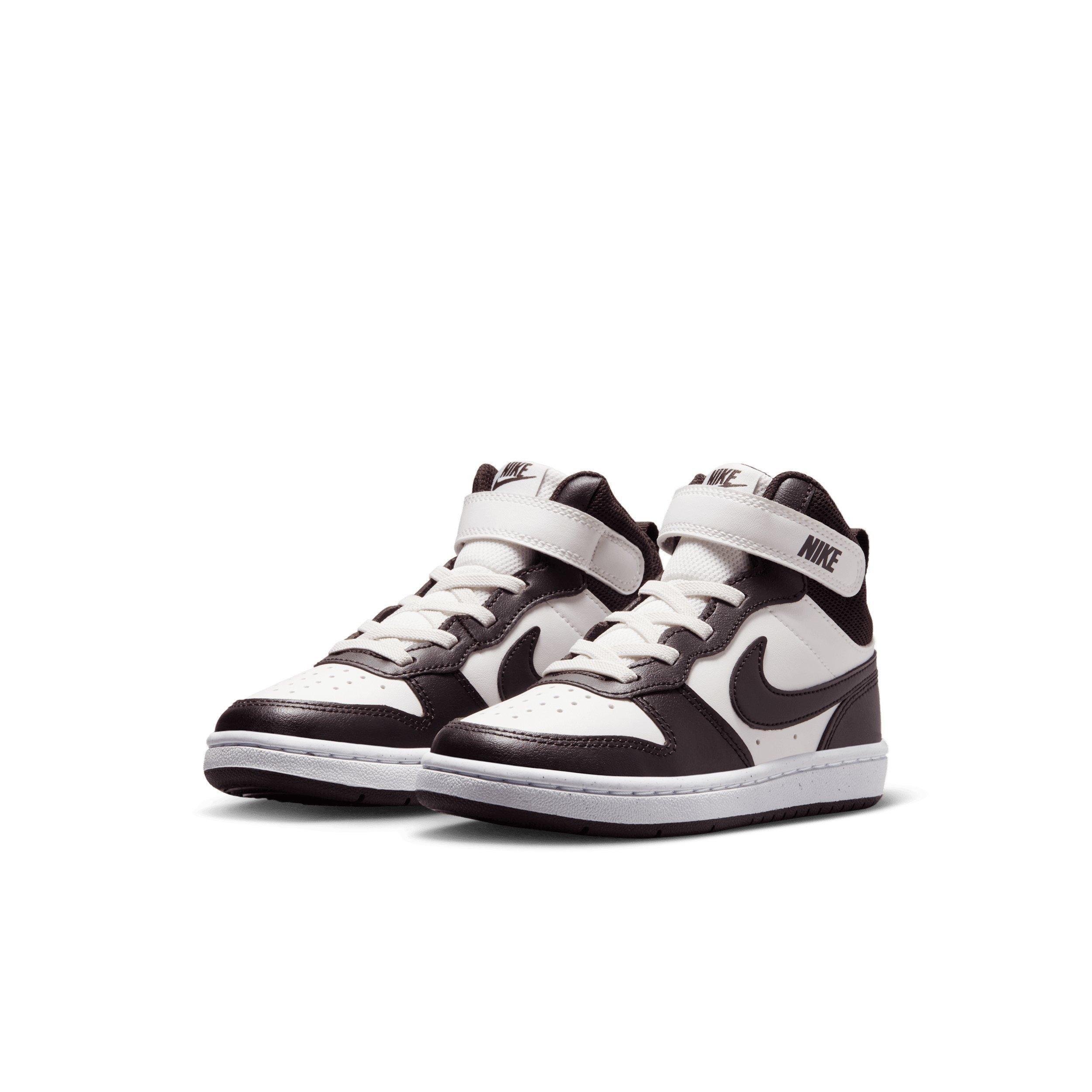 Nike Court Borough Mid 2 Preschool Boys' "Sail/White/Burgundy Ash" Shoe