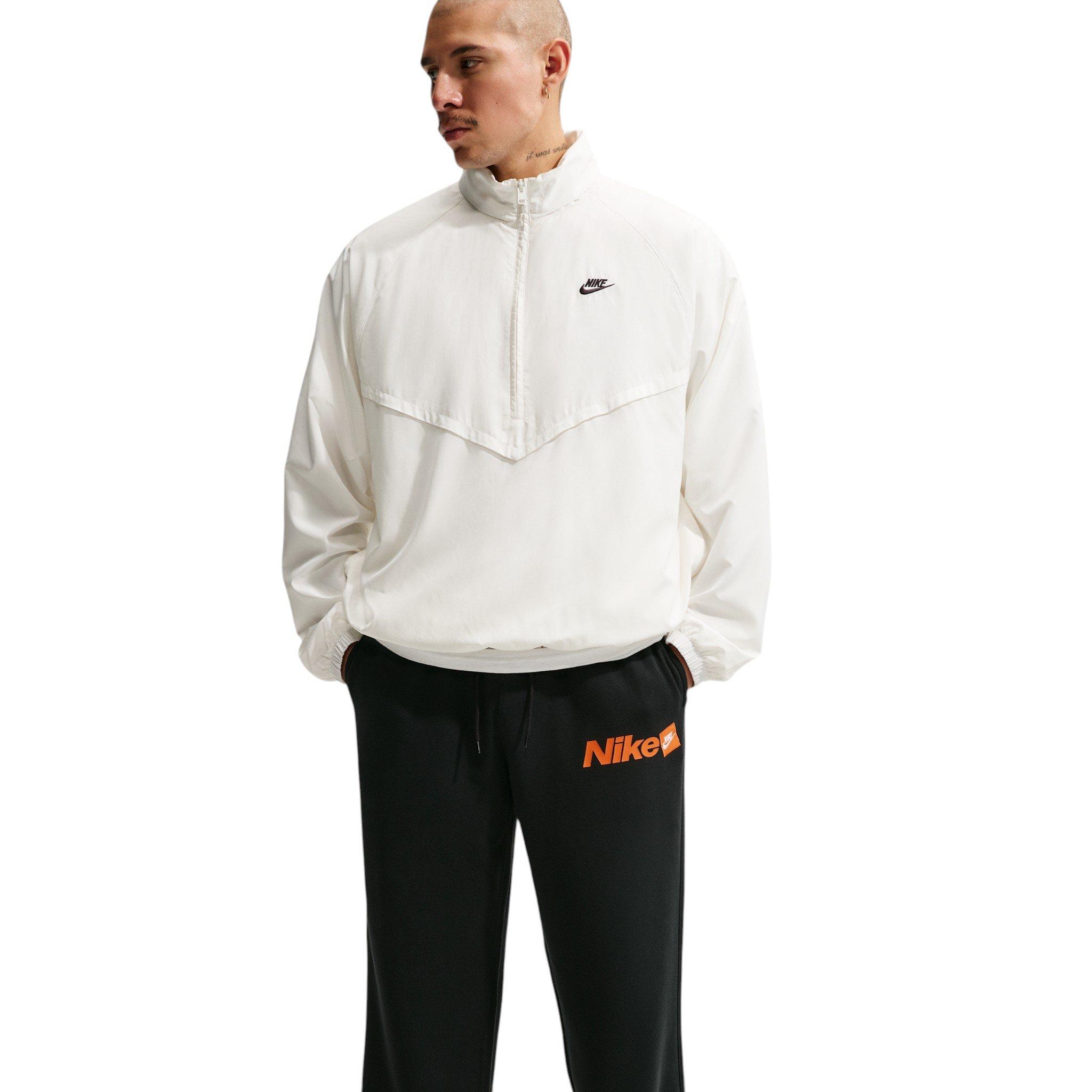 Nike Men's Sportswear Club Open-Hem French Terry Pants - BLACK Thumbnail View 3
