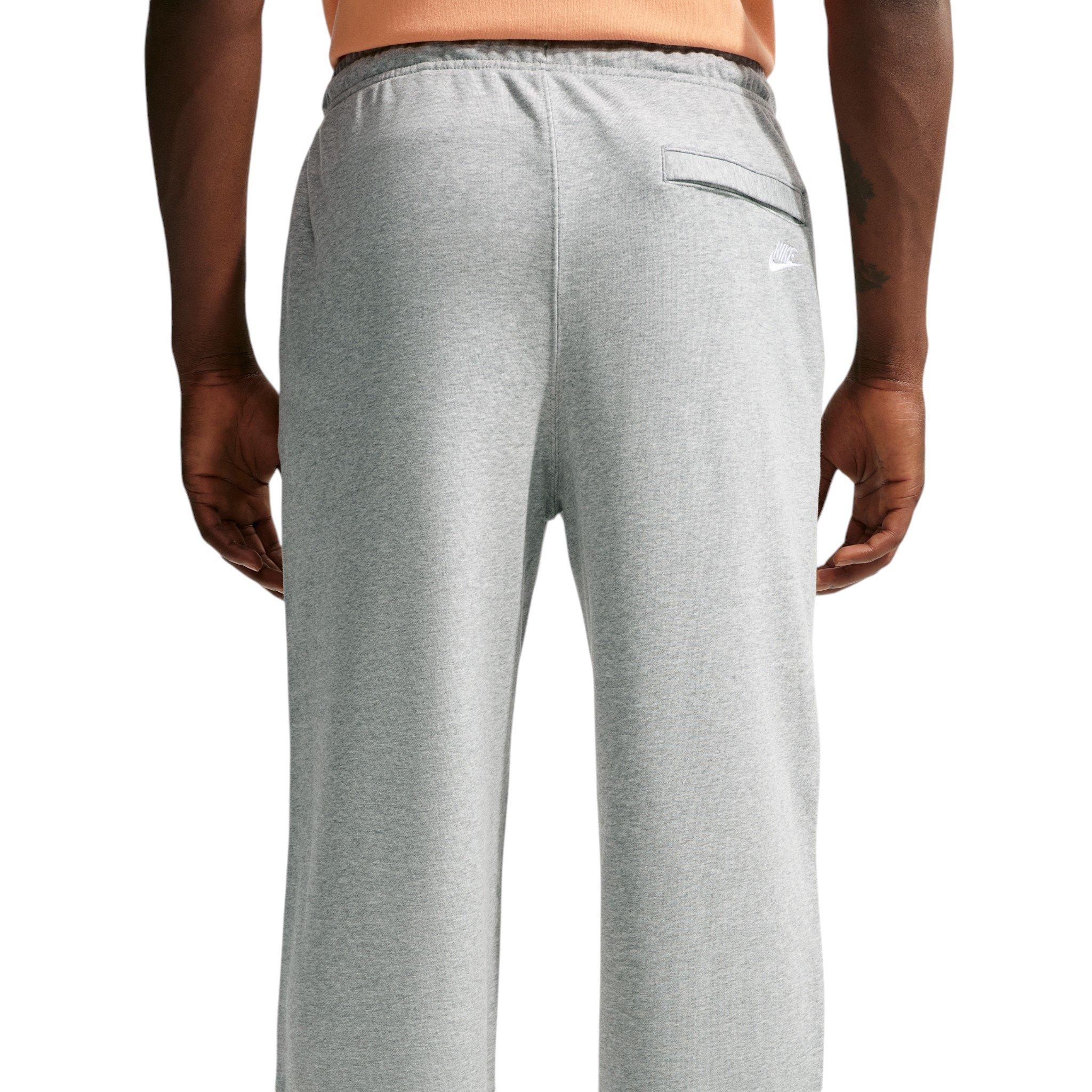 Nike Men's Sportswear Club Open-Hem French Terry Pants - GREY