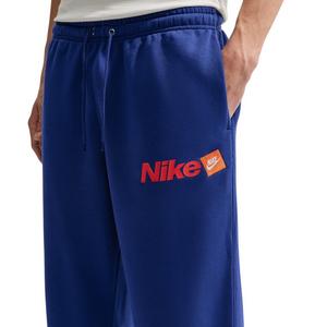 Nike Men's Sportswear Club Open-Hem French Terry Pants - BLUE