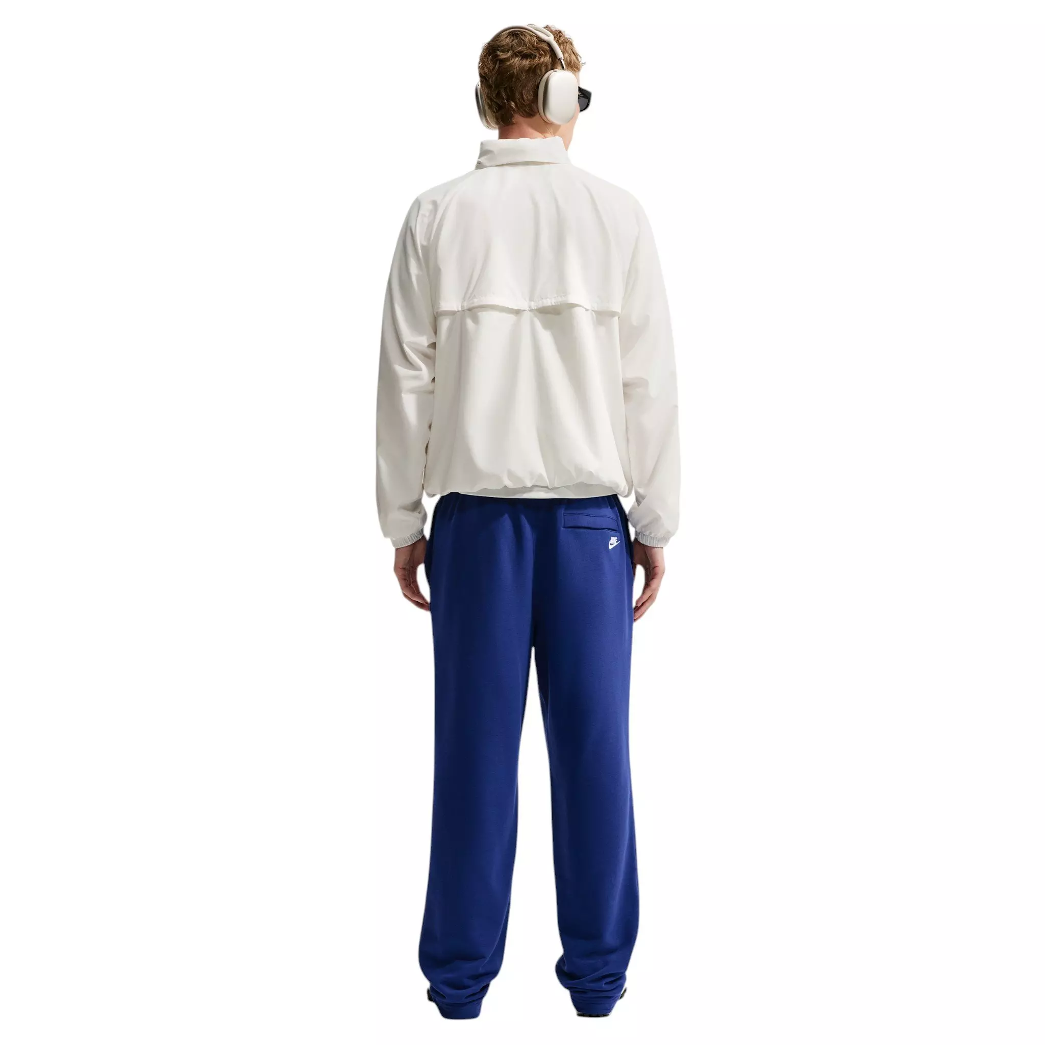Nike Men's Sportswear Club Open-Hem French Terry Pants - BLUE