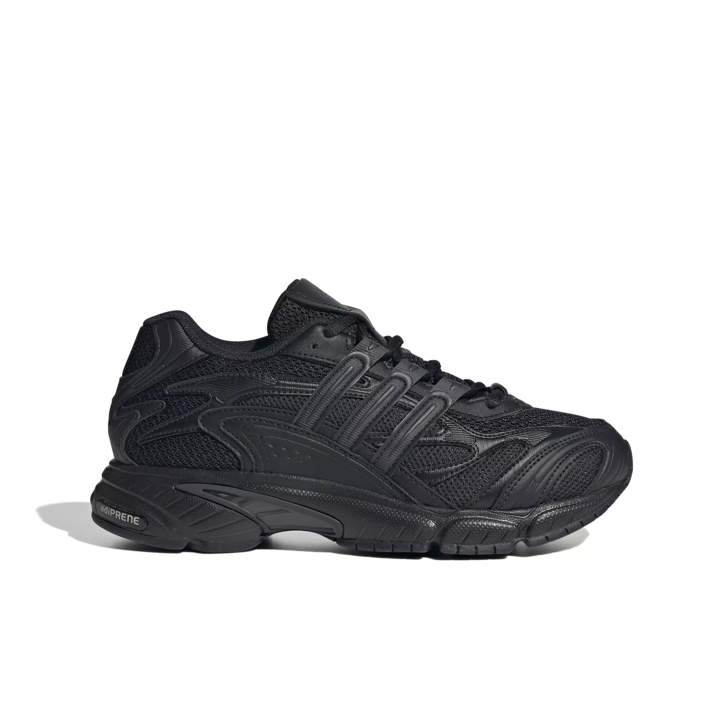 adidas Originals Temper Run 2.0 "Core Black/Core Black/Core Black" Grade School Boys' Shoe - BLACK/BLACK/BLACK