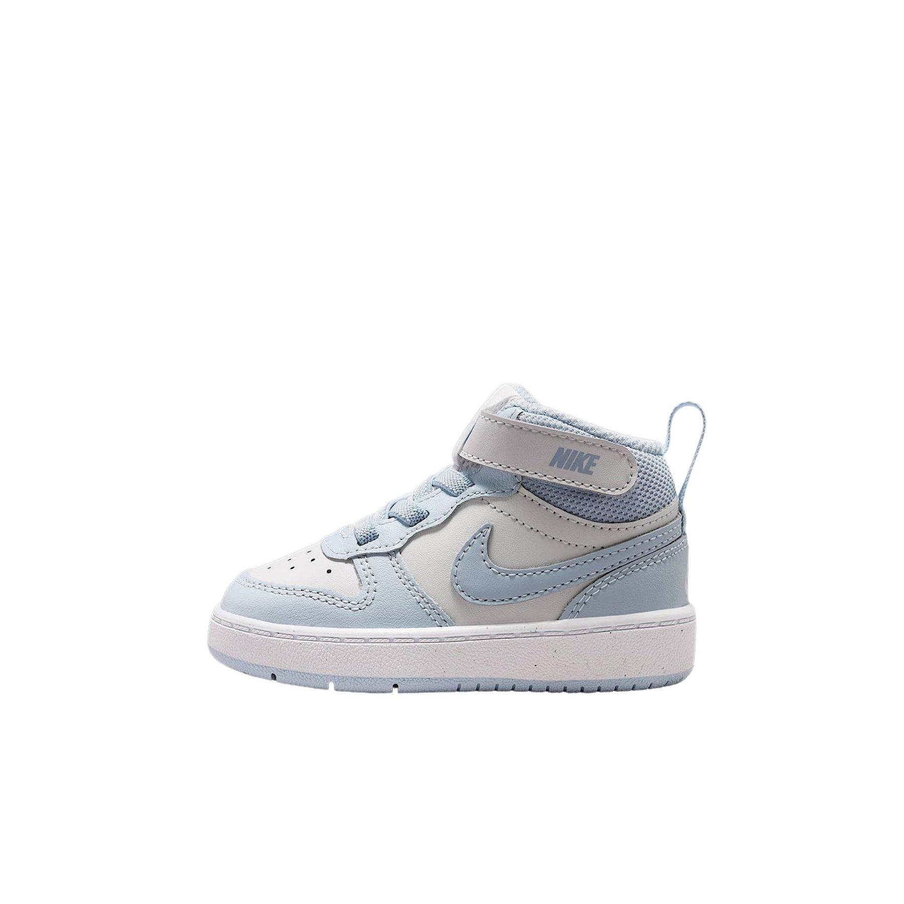 Nike Court Borough Mid 2 Infant Boys' "Platinum Tint/White/Ghost" Shoe