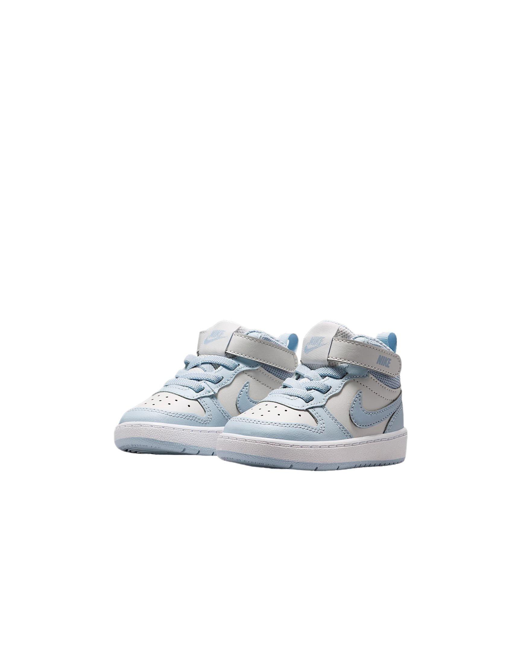 Nike Court Borough Mid 2 Infant Boys' "Platinum Tint/White/Ghost" Shoe
