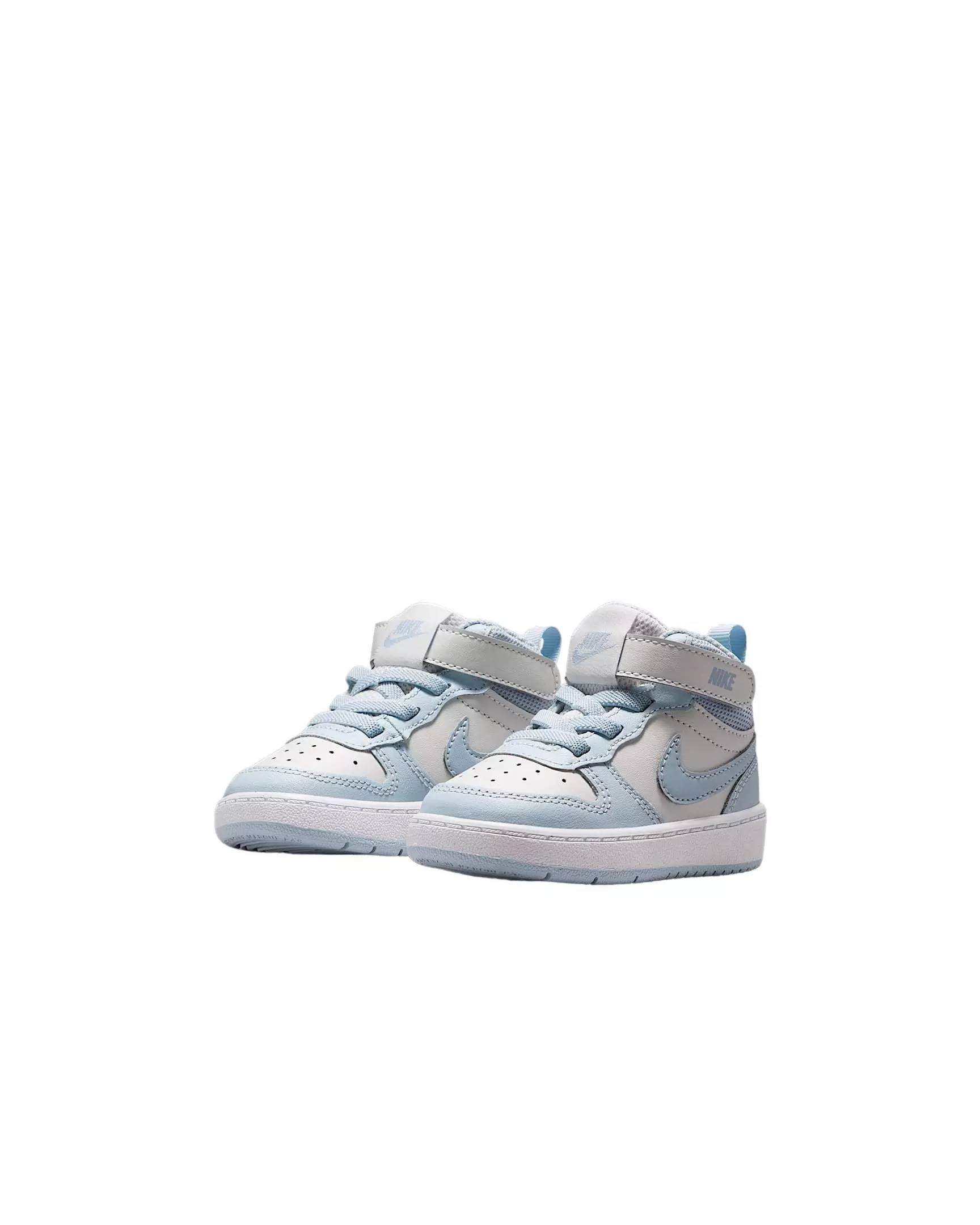 Nike Court Borough Mid 2 "Platinum Tint/White/Ghost" Infant Boys' Shoe - PLATINUM/WHITE/GHOST