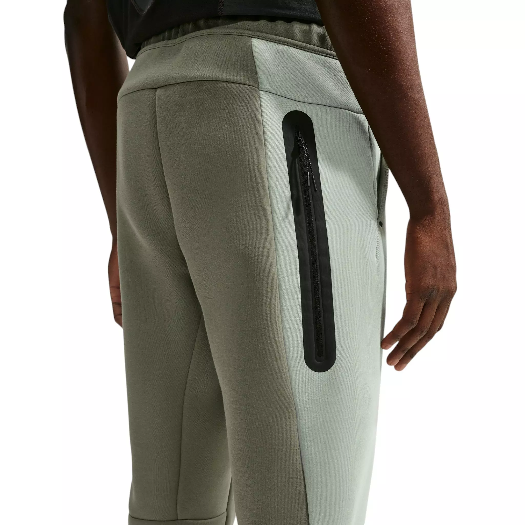 Nike Men's Tech Fleece Color-Block Joggers - GREY