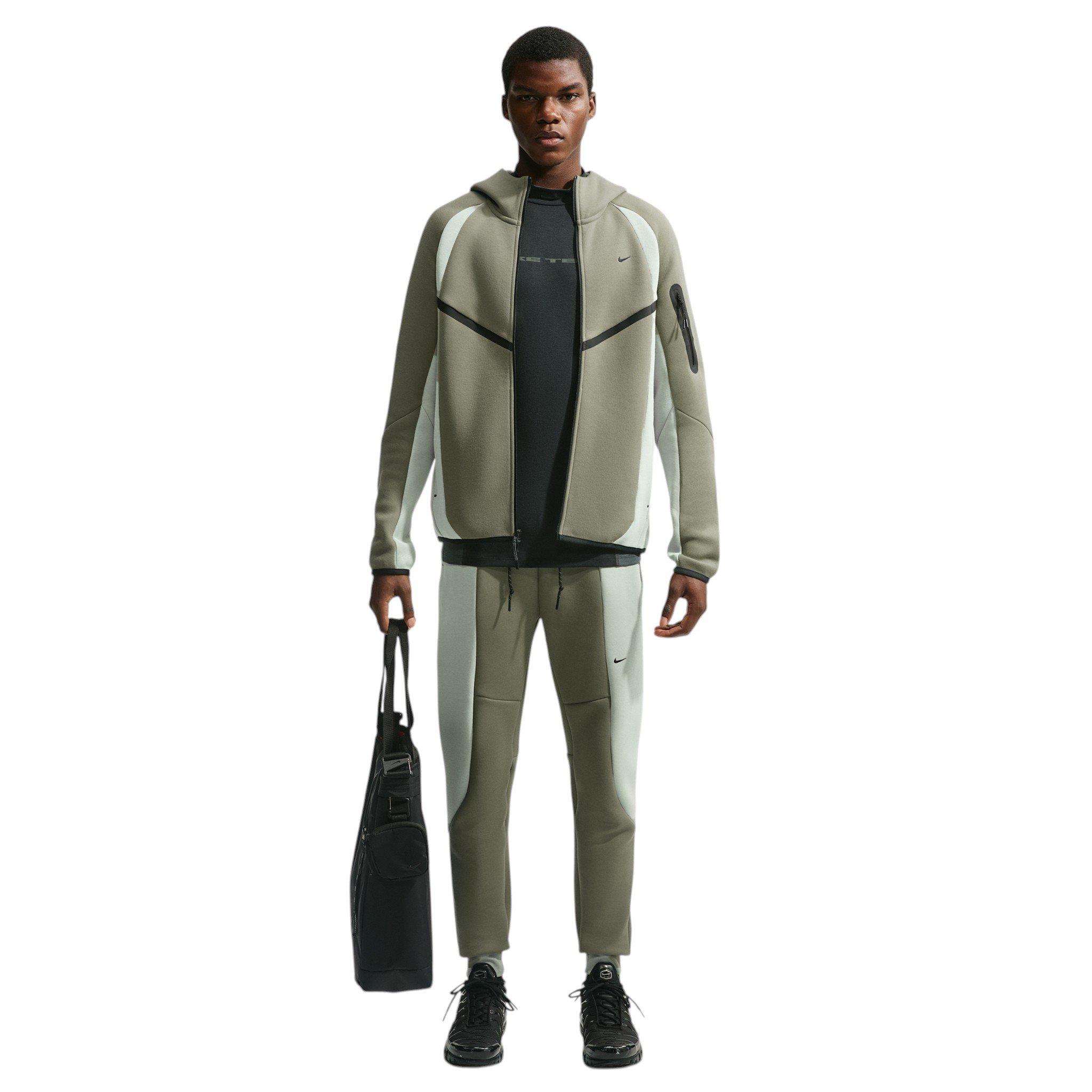 Nike Men's Tech Fleece Color-Block Joggers - GREY