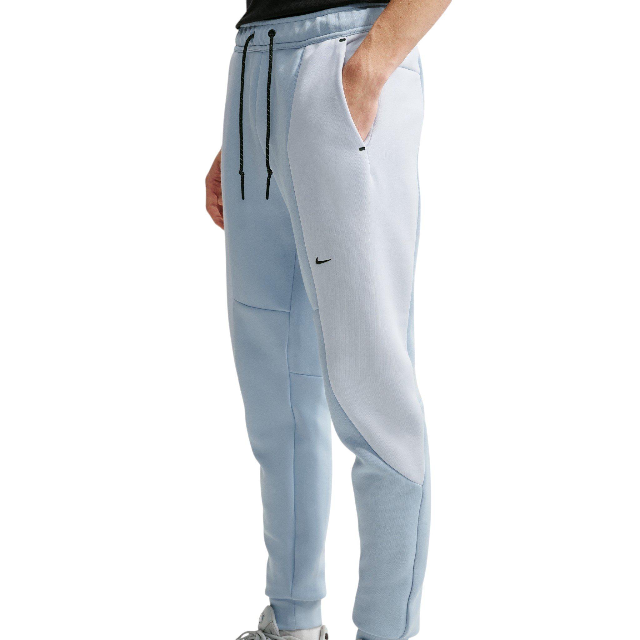 Nike Men's Tech Fleece Color-Block Joggers - BLUE Thumbnail View 1