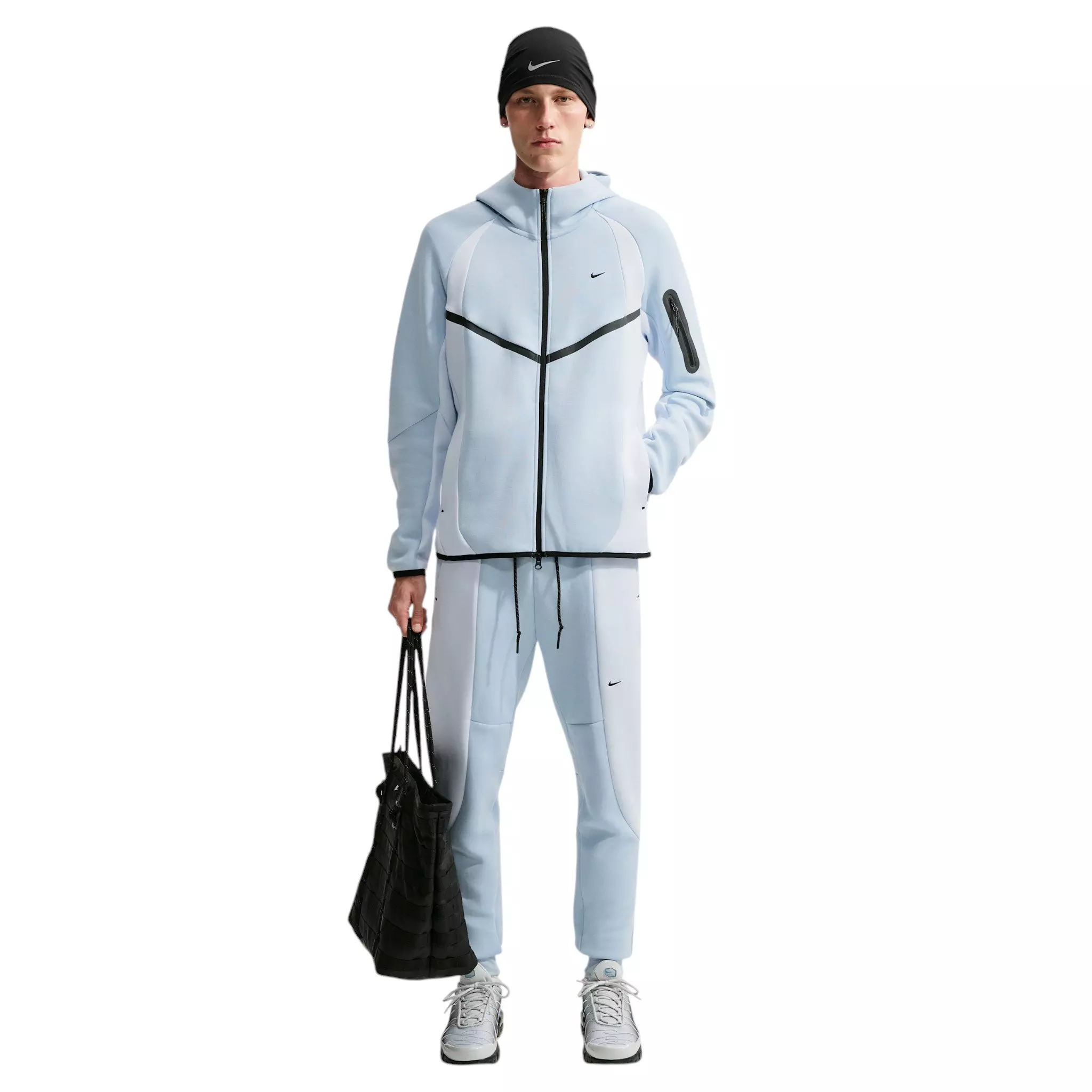 Nike Men's Tech Fleece Color-Block Joggers - BLUE