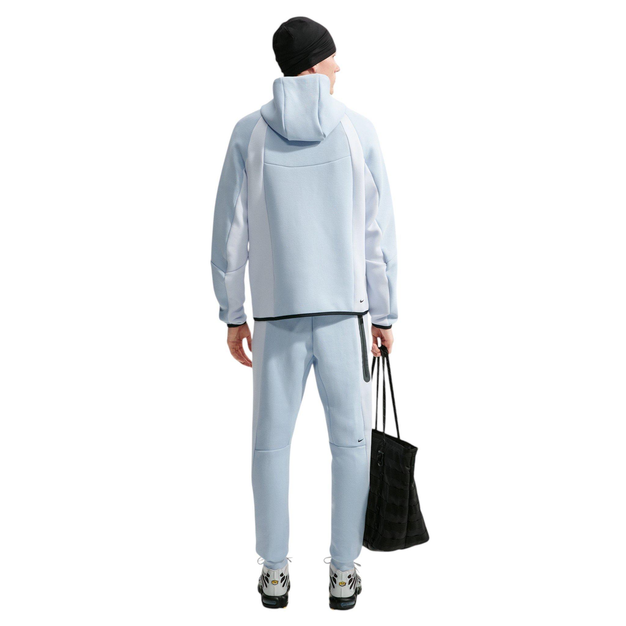 Nike Men's Tech Fleece Color-Block Joggers - BLUE Thumbnail View 5