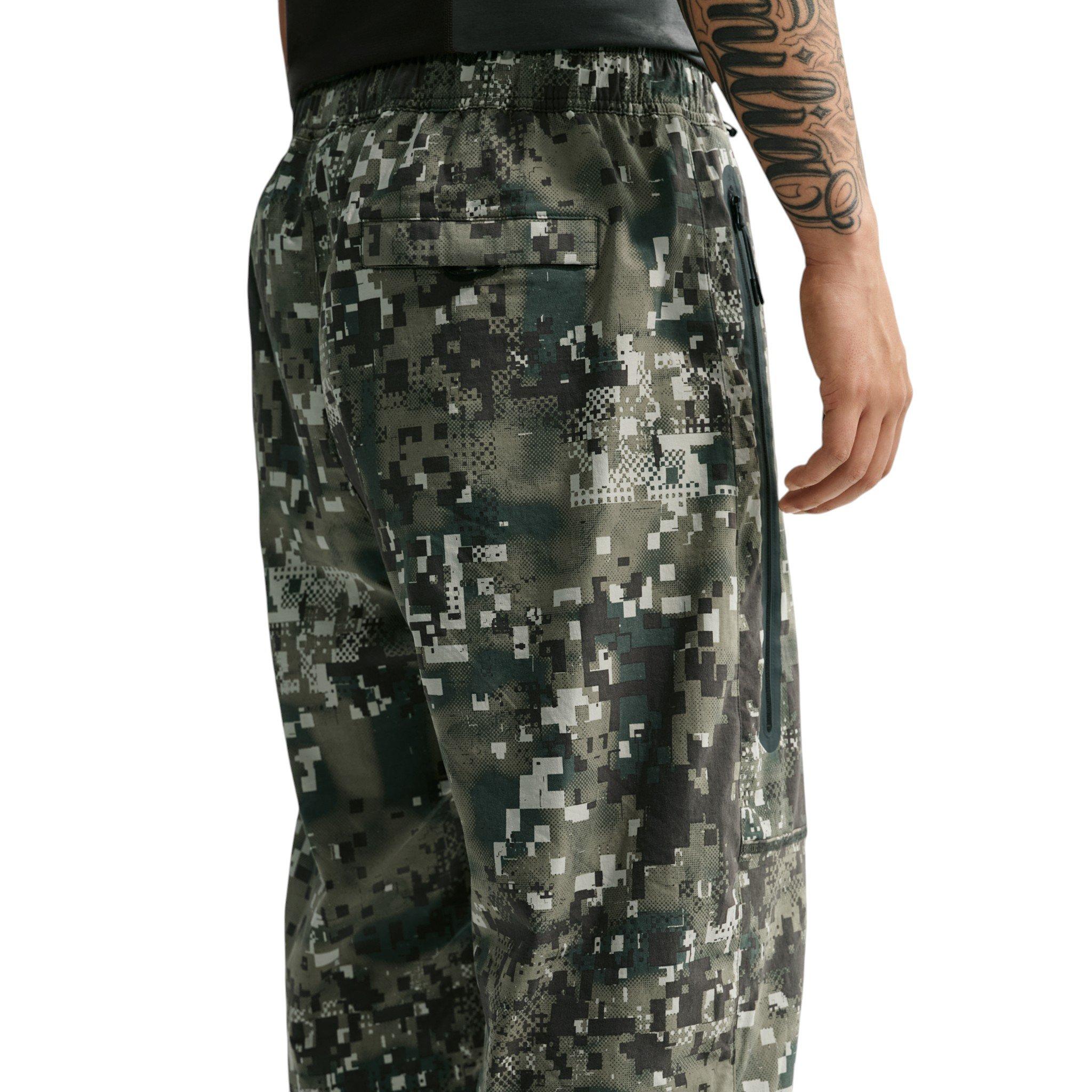 Nike Men's Tech Dri-FIT Woven Pants - Silver Sage/Black - SILVER/BLACK Thumbnail View 2