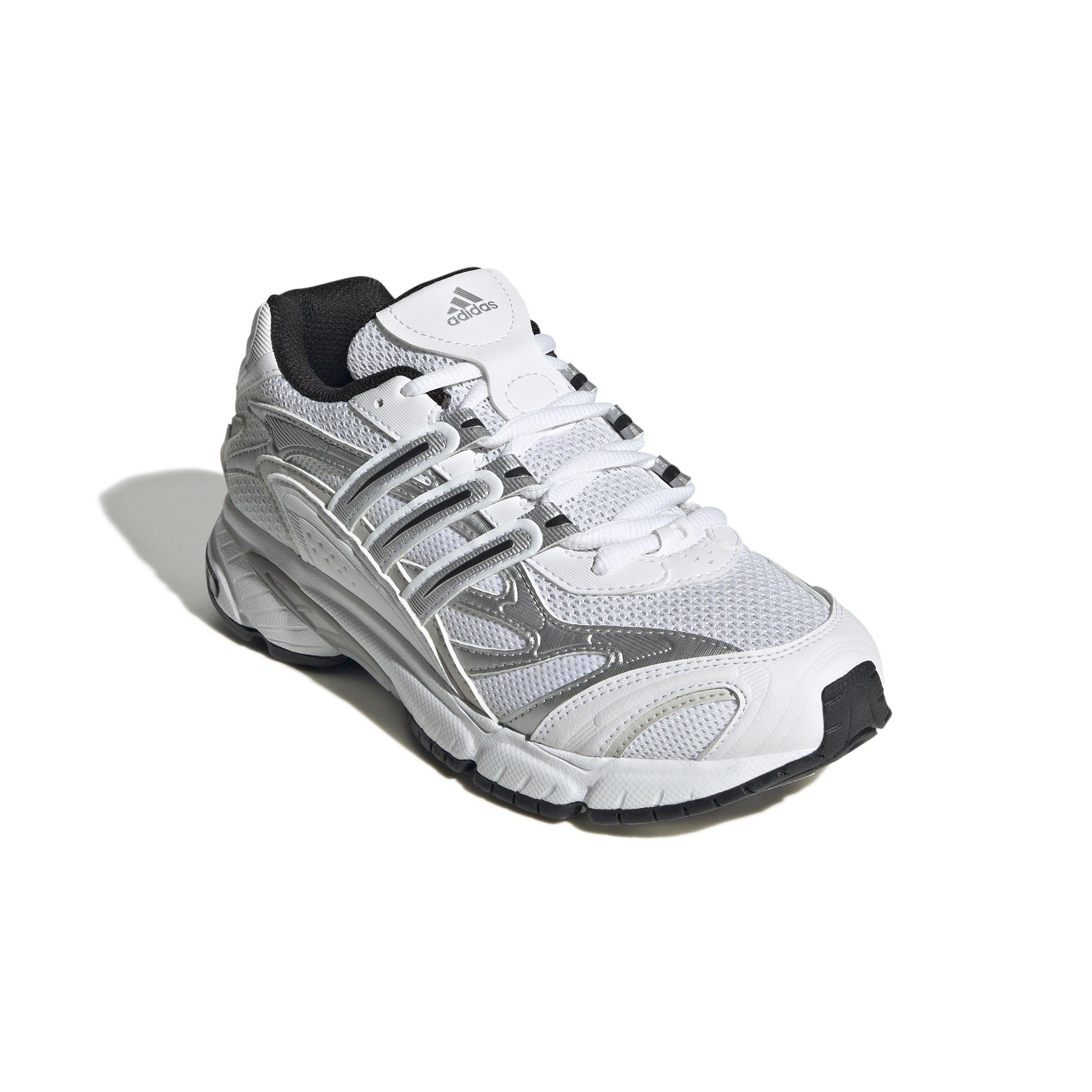 adidas Originals Temper Run 2.0 "Ftwr White/Core Black/Grey One" Grade School Boys' Shoe - WHITE/BLACK/GREY Thumbnail View 3