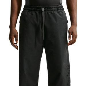 Nike Men's Tech Dri-FIT Shori Knit Open-Hem Pants - BLACK