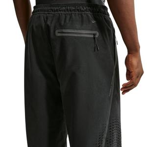 Nike Men's Tech Dri-FIT Shori Knit Open-Hem Pants - BLACK