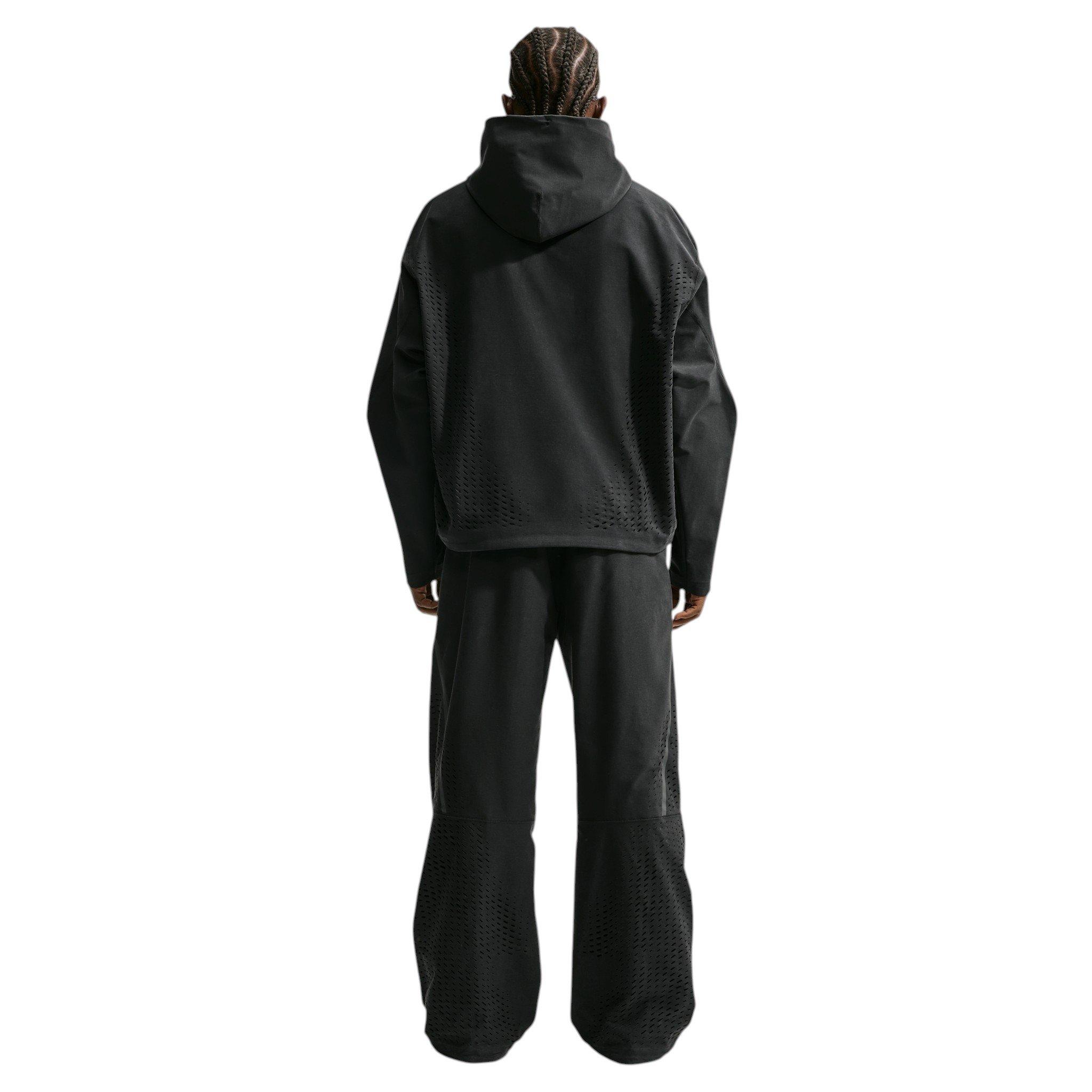 Nike Men's Tech Dri-FIT Shori Knit Open-Hem Pants - BLACK Thumbnail View 5