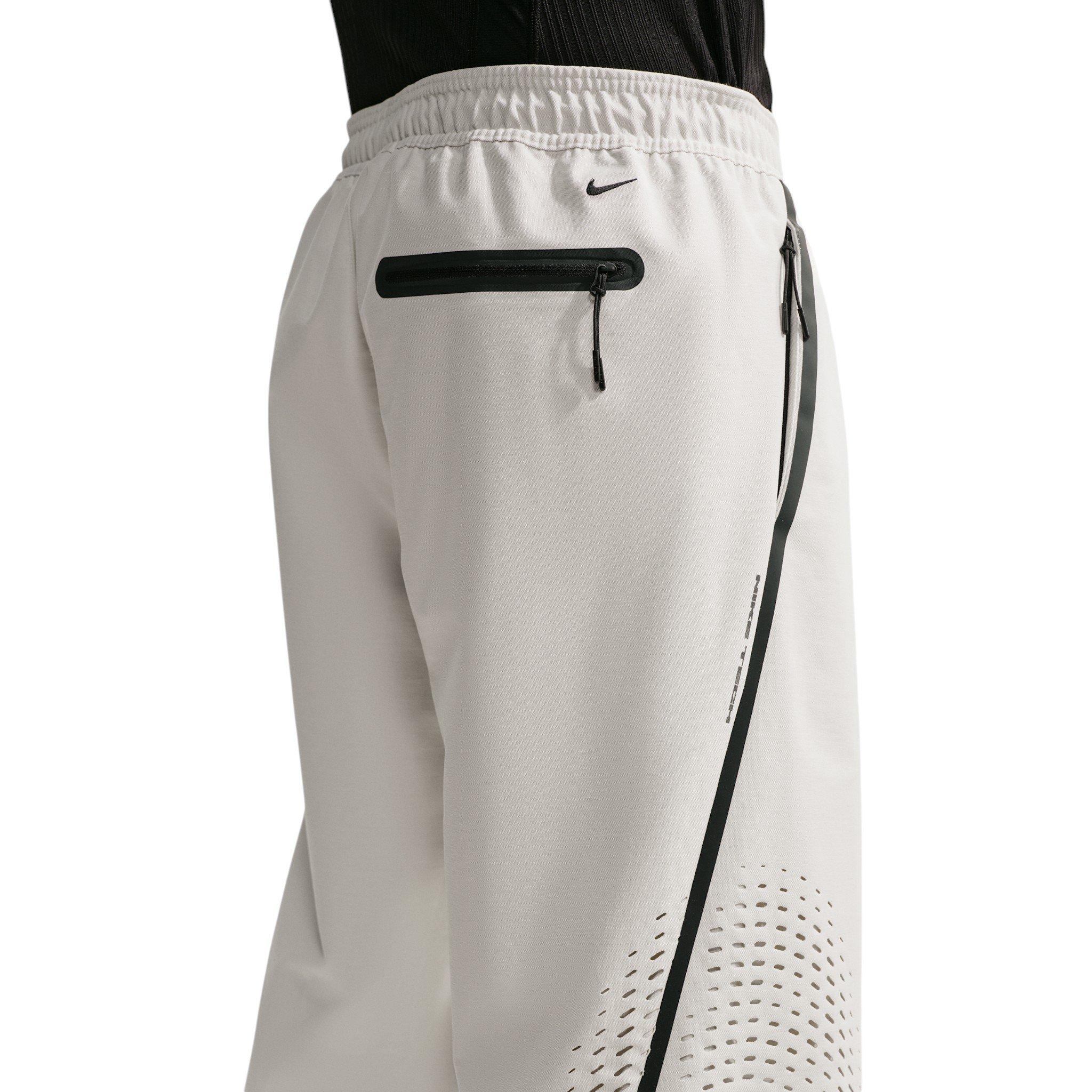 Nike Men's Tech Dri-FIT Shori Knit Open-Hem Pants - GREY