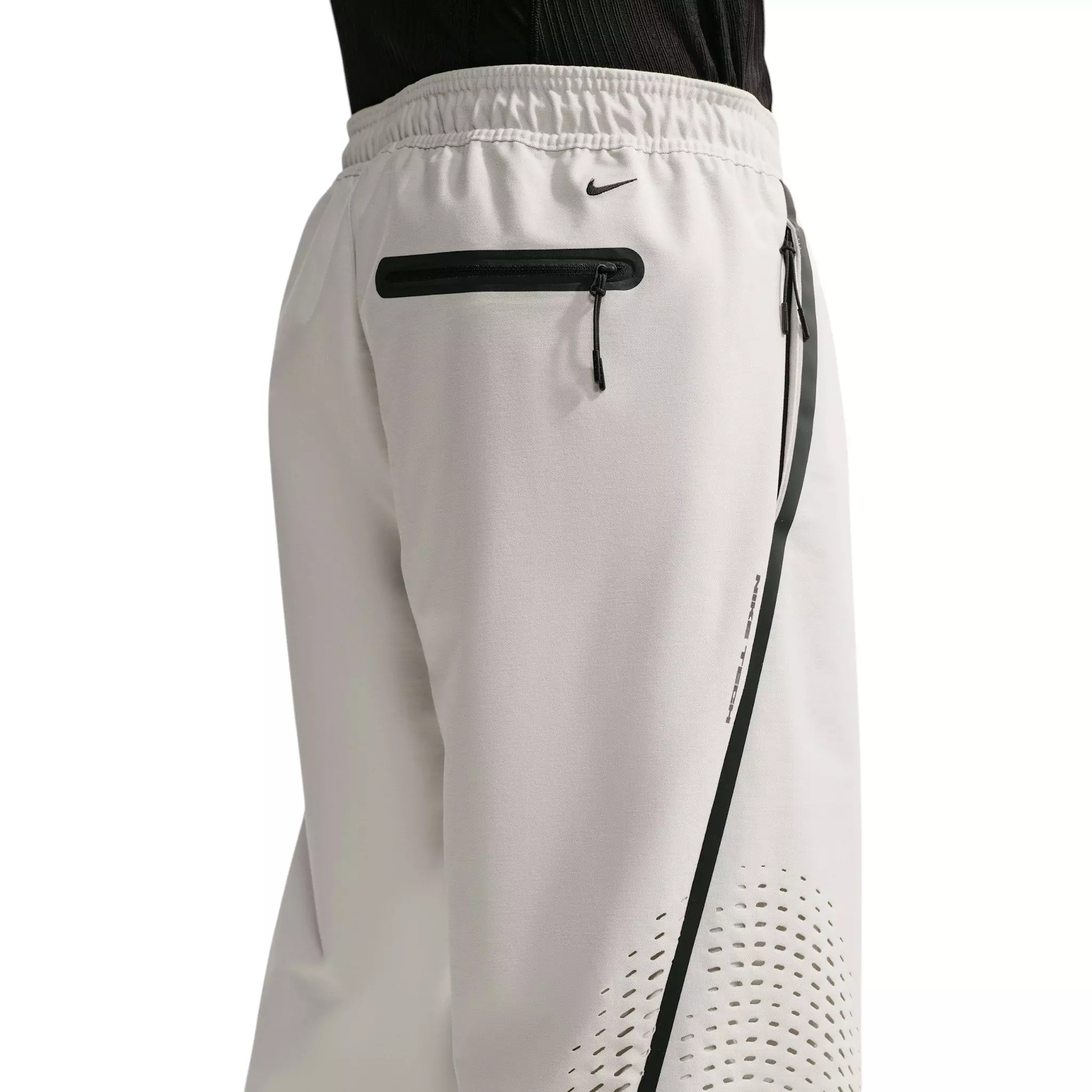 Nike Men's Tech Dri-FIT Shori Knit Open-Hem Pants - GREY