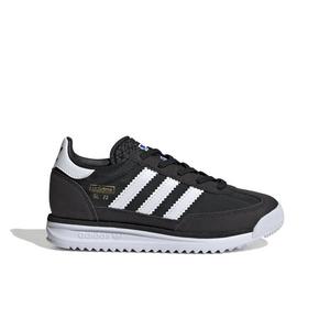 adidas Originals SL 72 RS Elastic Laces "Core Black/Ftwr White/Blue" Preschool Boys' Shoe