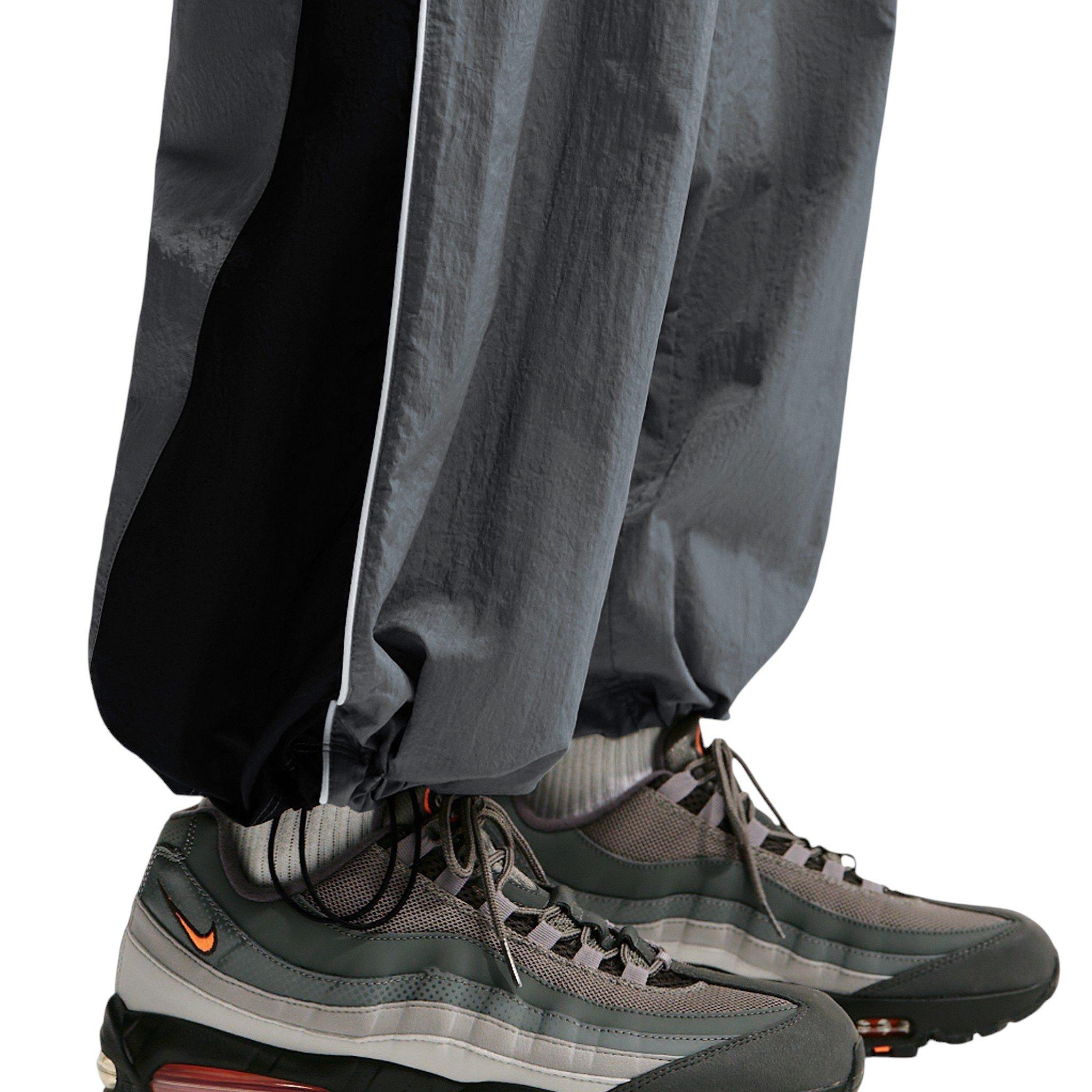 Nike Men's Air Woven Track Pants - GREY Thumbnail View 4