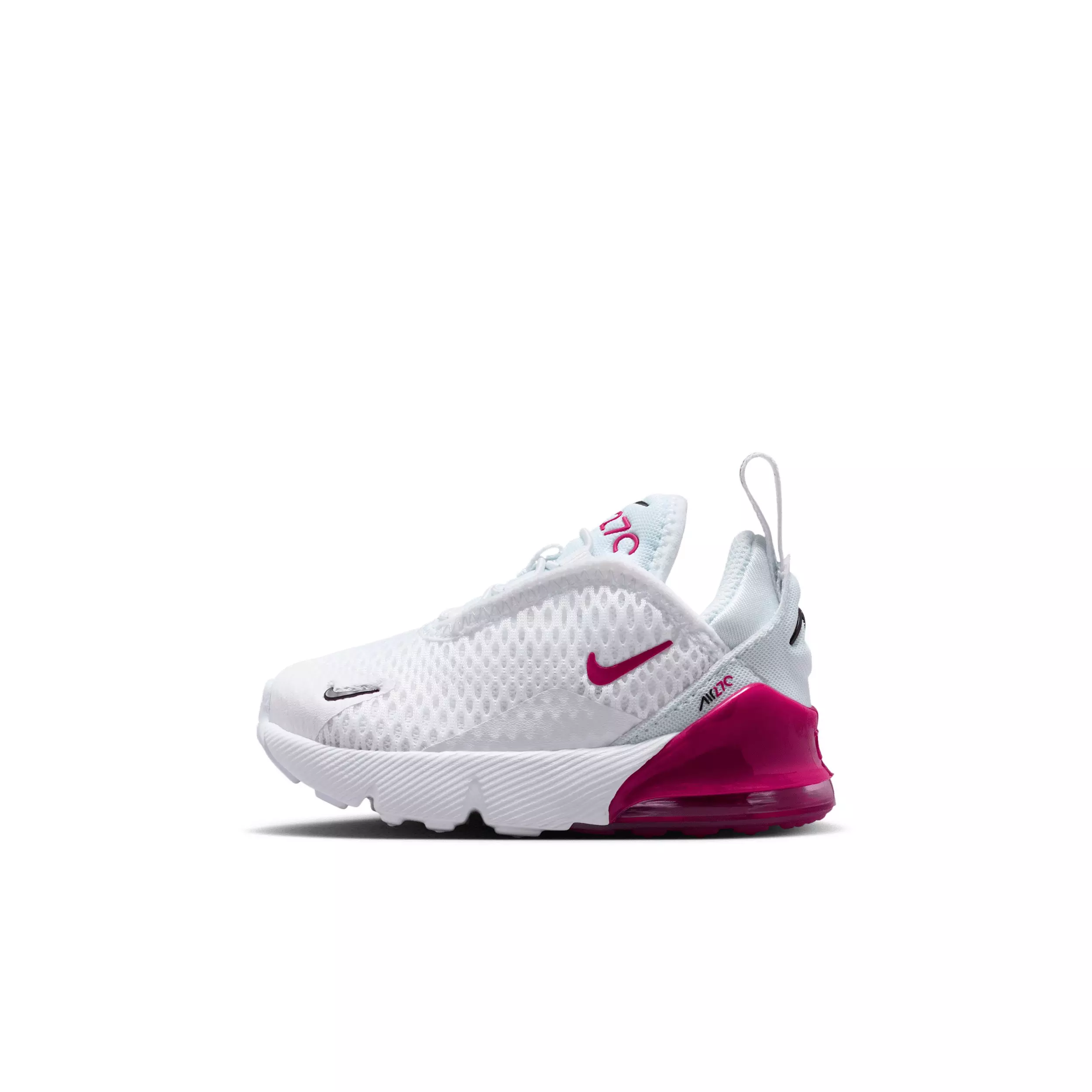 Nike Air Max 270 "White/Black/Sweet Beet" Infant Girls' Shoe - WHITE/BLACK/BEET