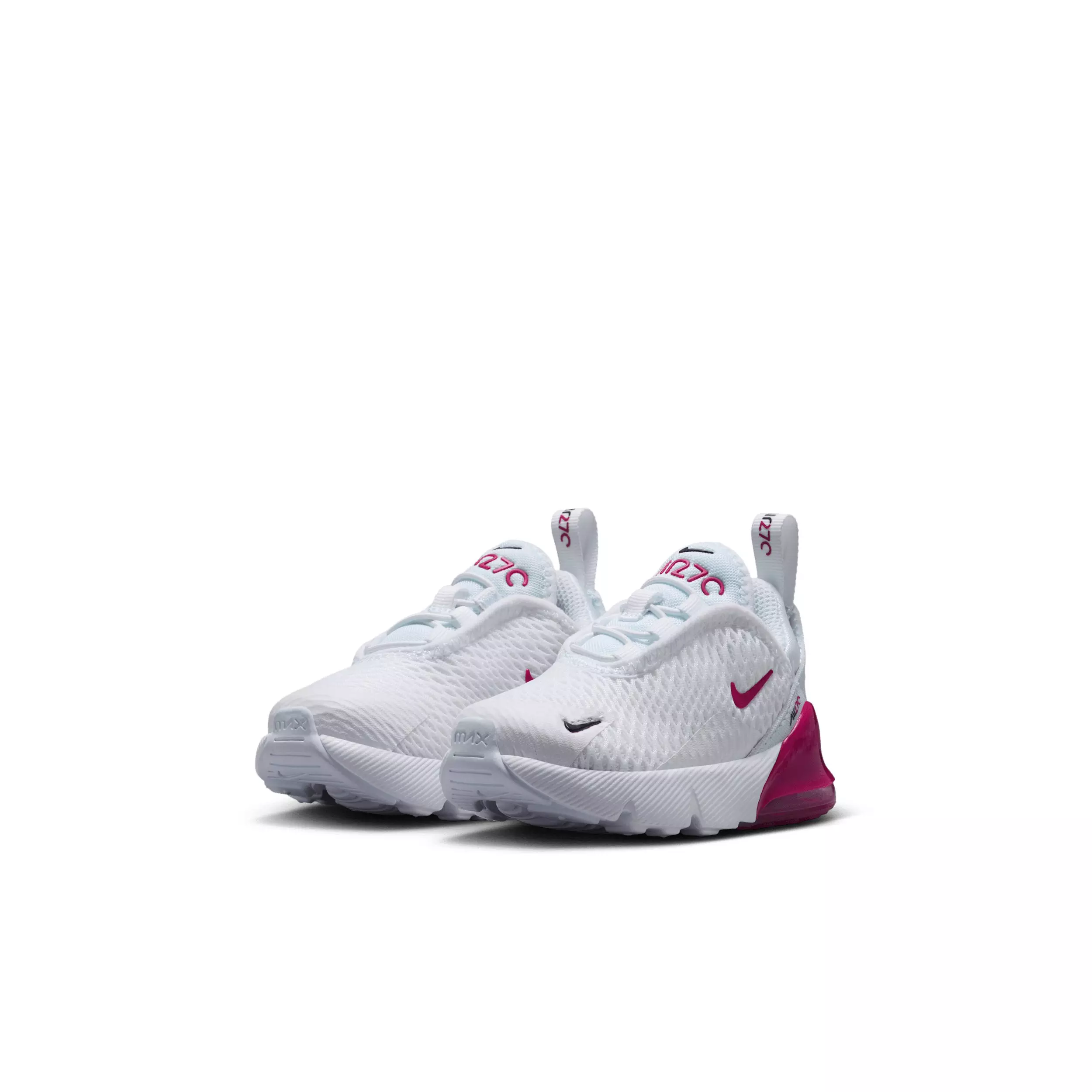 Nike Air Max 270 "White/Black/Sweet Beet" Infant Girls' Shoe - WHITE/BLACK/BEET