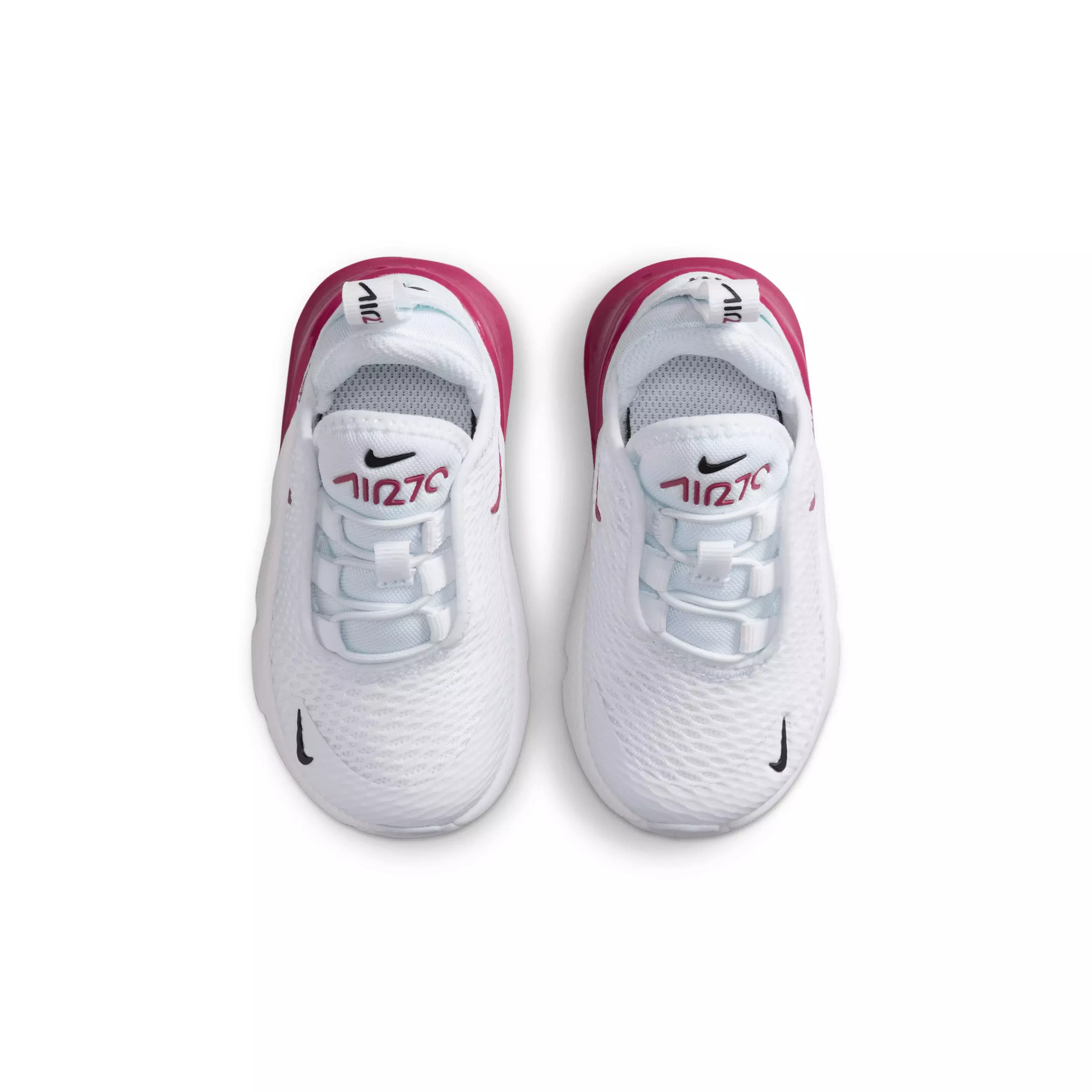 Nike Air Max 270 "White/Black/Sweet Beet" Infant Girls' Shoe - WHITE/BLACK/BEET
